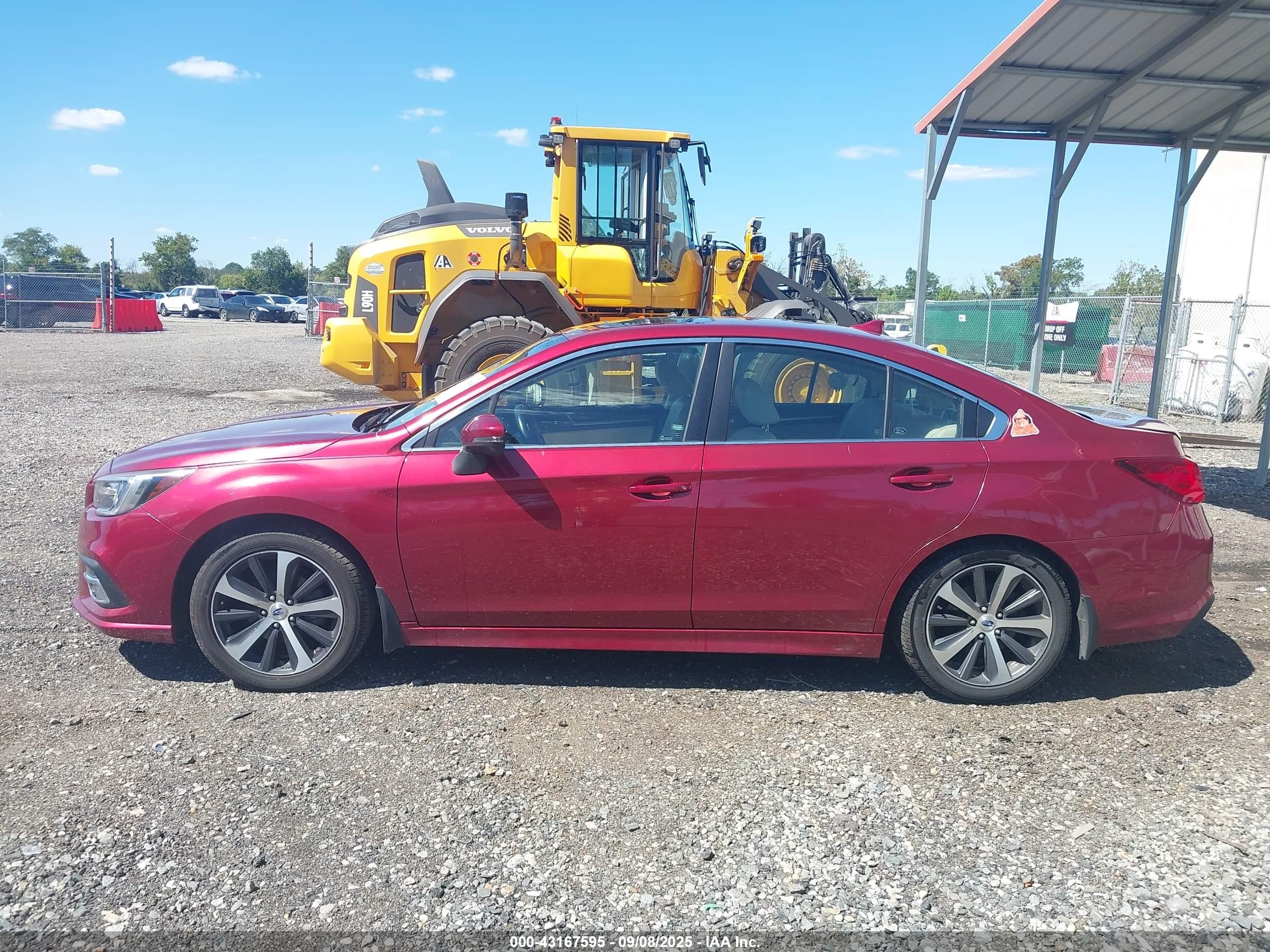 2018 Subaru Legacy 2.5i Limited Red vin: 4S3BNAN67J3046003