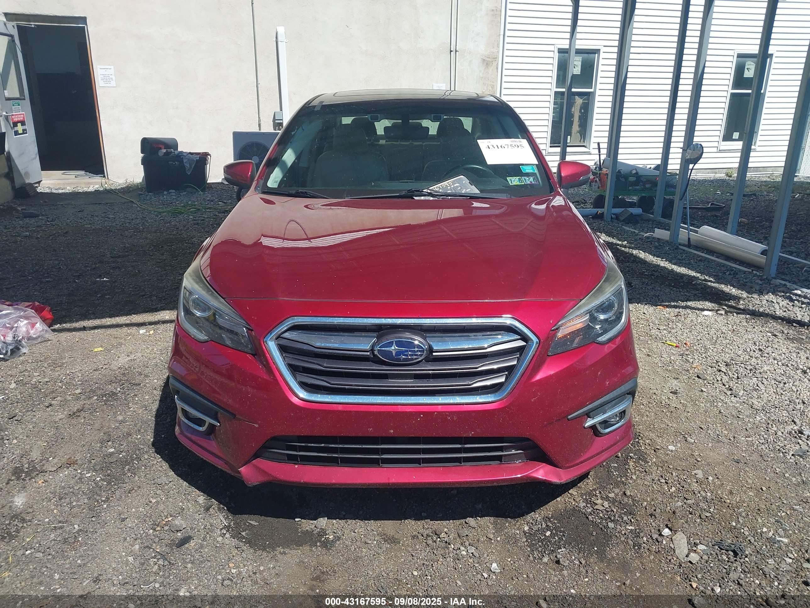 2018 Subaru Legacy 2.5i Limited Red vin: 4S3BNAN67J3046003