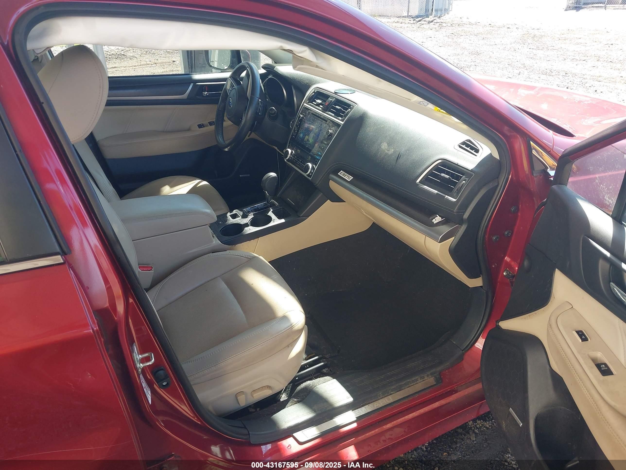 2018 Subaru Legacy 2.5i Limited Red vin: 4S3BNAN67J3046003