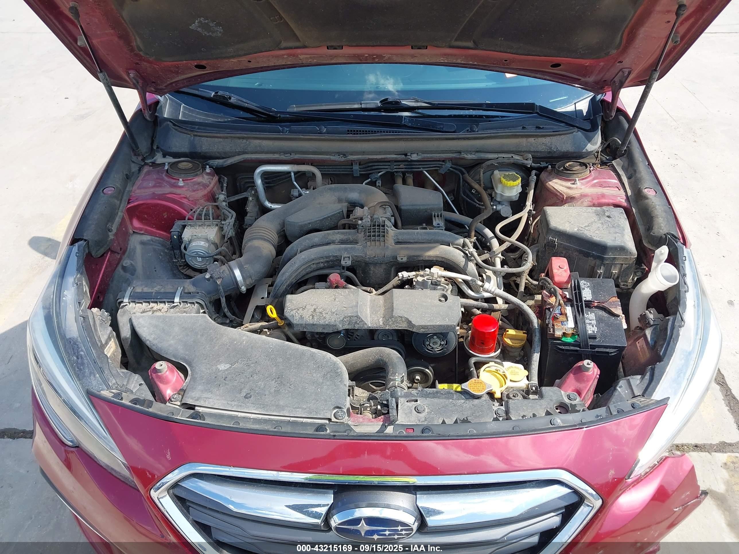 2018 Subaru Legacy 2.5i Limited Красный vin: 4S3BNAN68J3005329