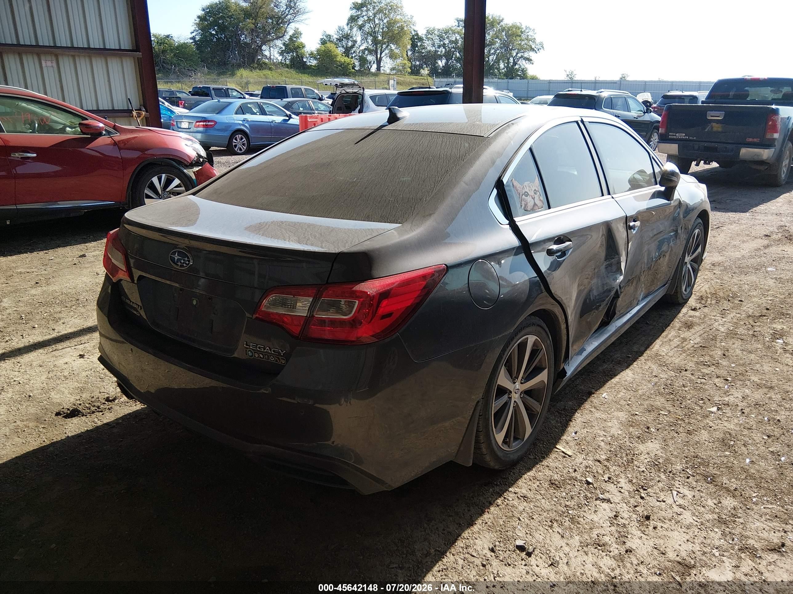 2019 Subaru Legacy 2.5i Limited Gray vin: 4S3BNAN68K3007129