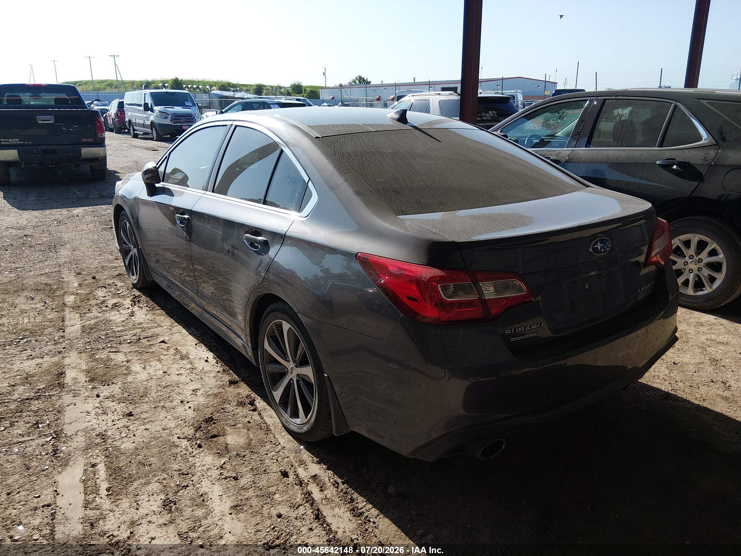 2019 Subaru Legacy 2.5i Limited Gray vin: 4S3BNAN68K3007129