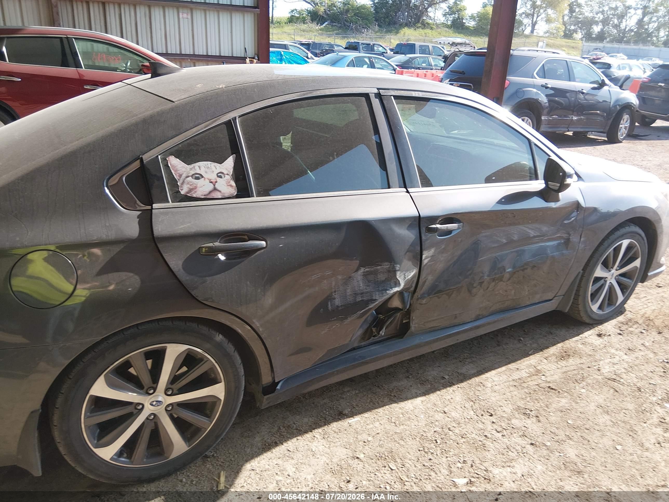 2019 Subaru Legacy 2.5i Limited Gray vin: 4S3BNAN68K3007129