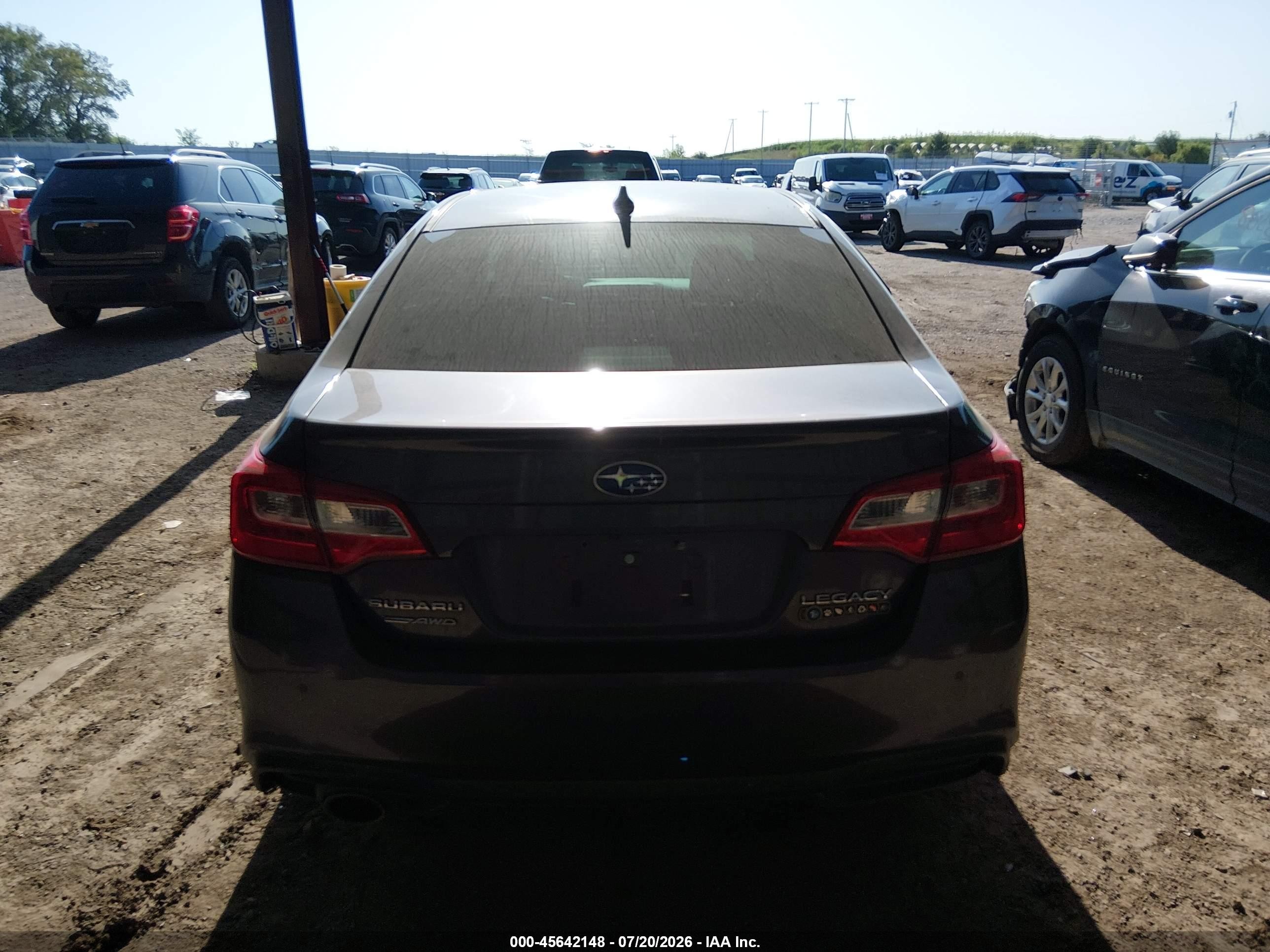 2019 Subaru Legacy 2.5i Limited Gray vin: 4S3BNAN68K3007129