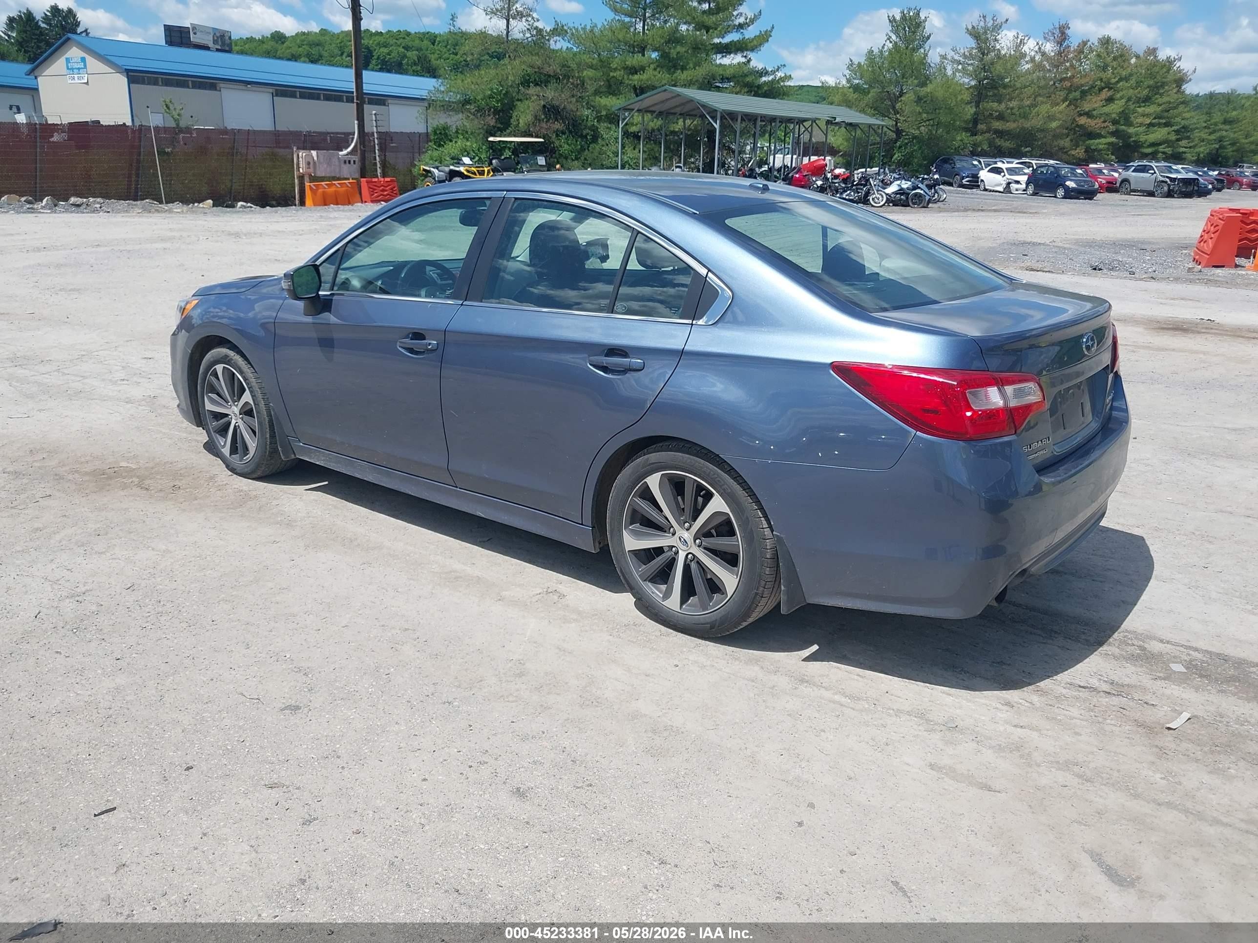 2015 Subaru Legacy 2.5i Limited Blue vin: 4S3BNAN69F3047905