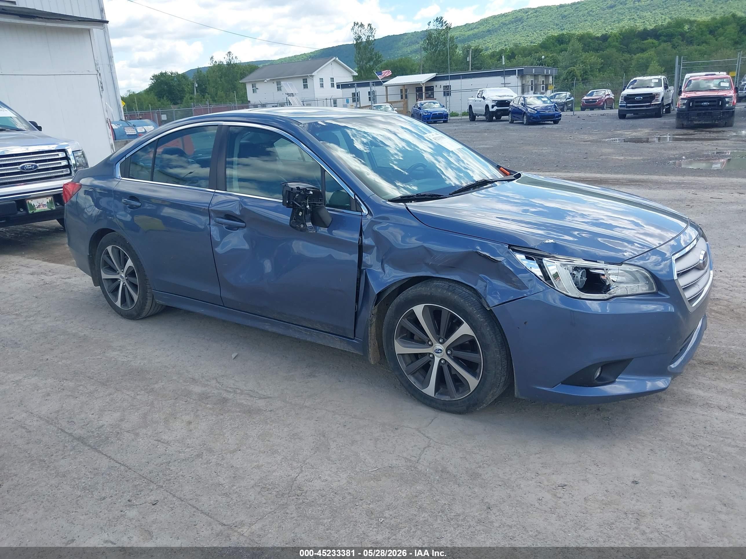 2015 Subaru Legacy 2.5i Limited Blue vin: 4S3BNAN69F3047905
