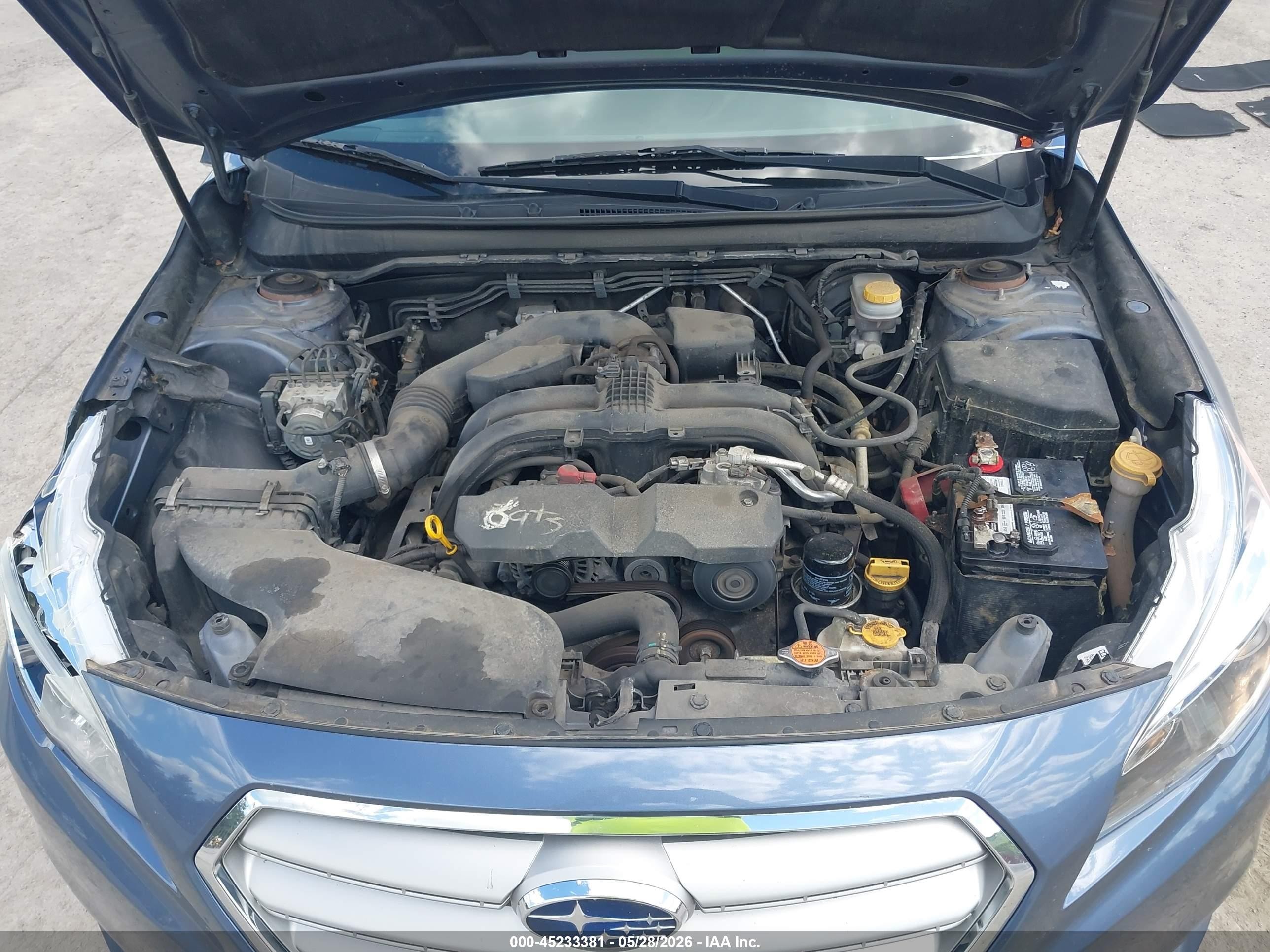 2015 Subaru Legacy 2.5i Limited Blue vin: 4S3BNAN69F3047905