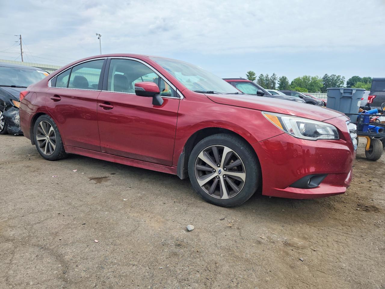 2015 Subaru Legacy 2.5i Limited Maroon vin: 4S3BNAN69F3064526