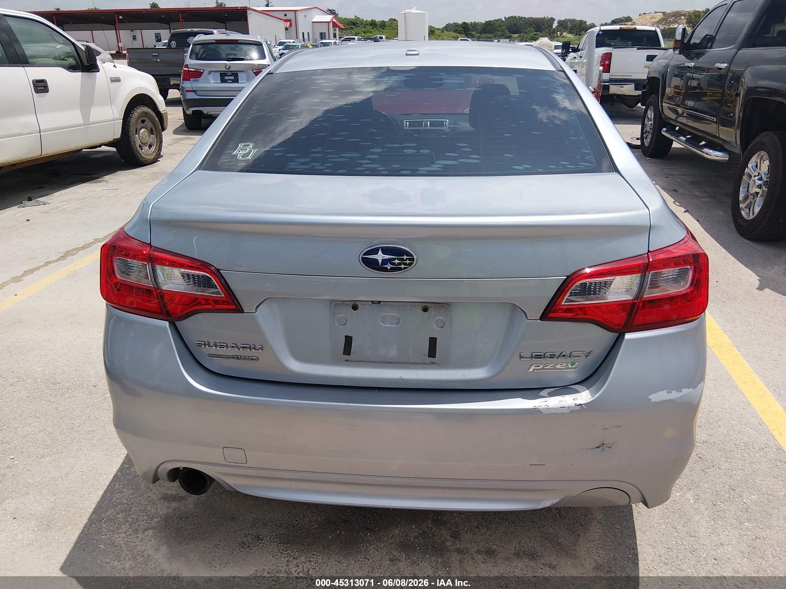 2015 Subaru Legacy 2.5i Limited Light Blue vin: 4S3BNAN69F3068060
