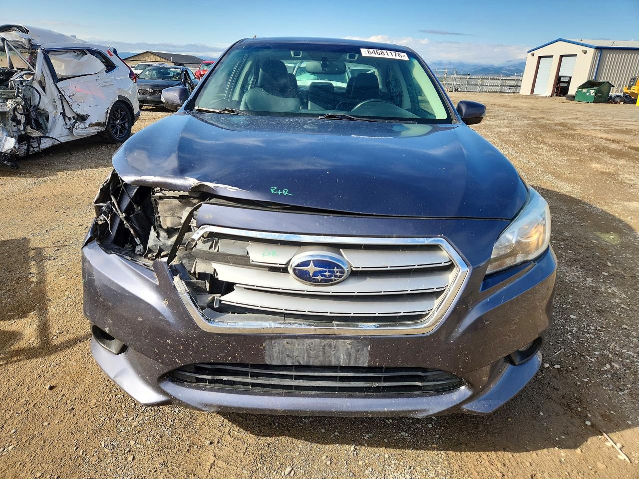 2015 Subaru Legacy 2.5i Limited Серый vin: 4S3BNAN6XF3029655