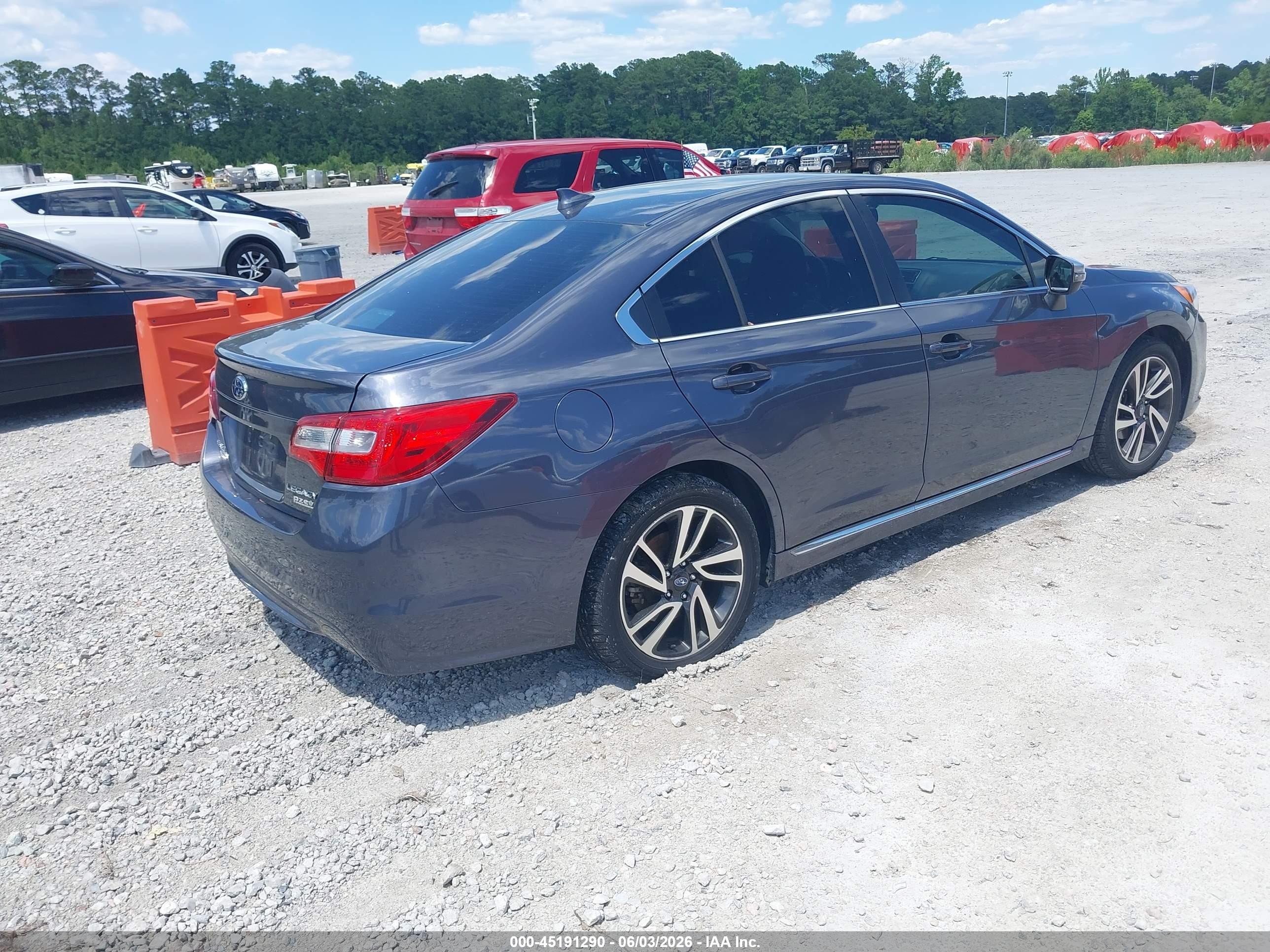2017 Subaru Legacy 2.5i Sport Blue vin: 4S3BNAR66H3057370