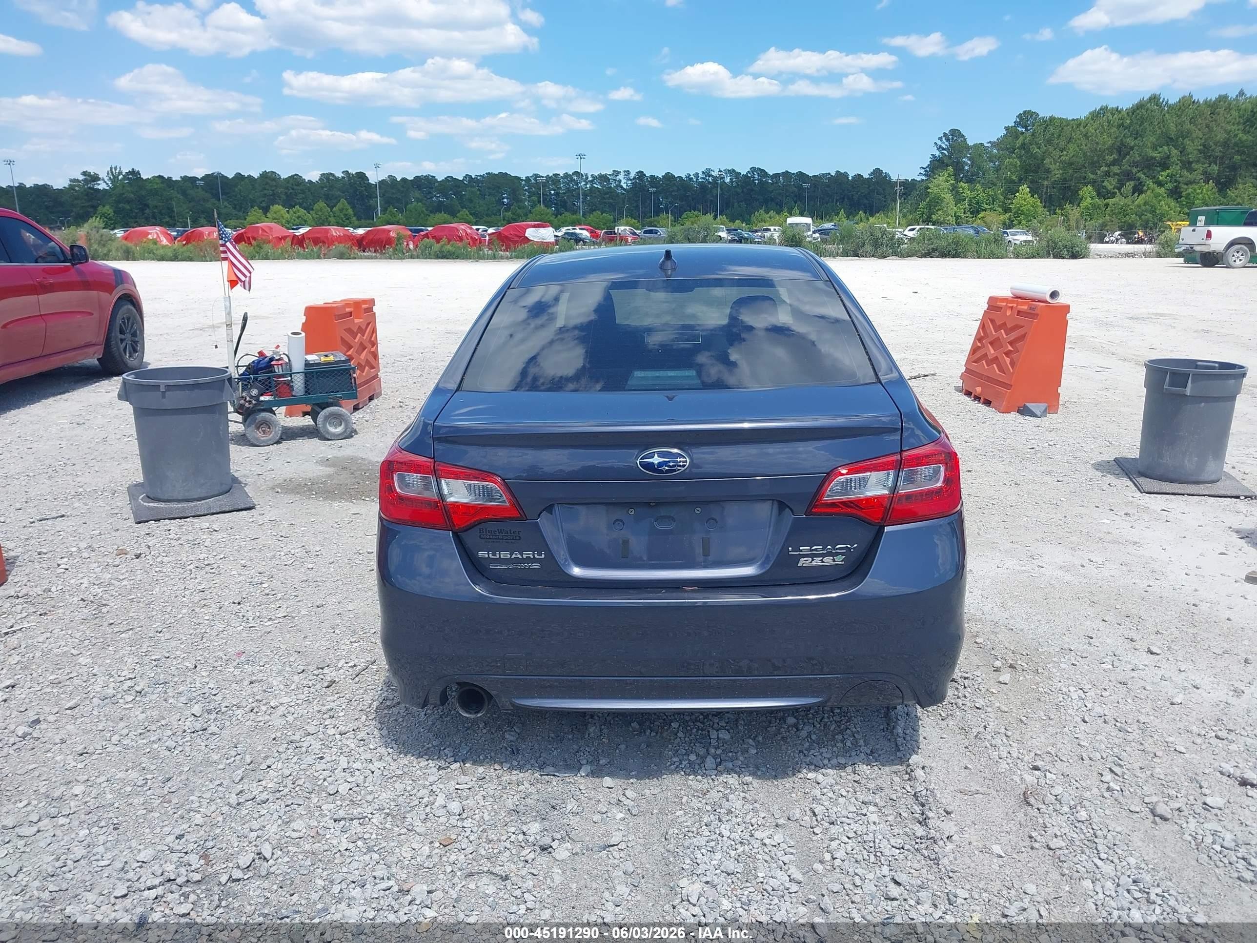 2017 Subaru Legacy 2.5i Sport Blue vin: 4S3BNAR66H3057370