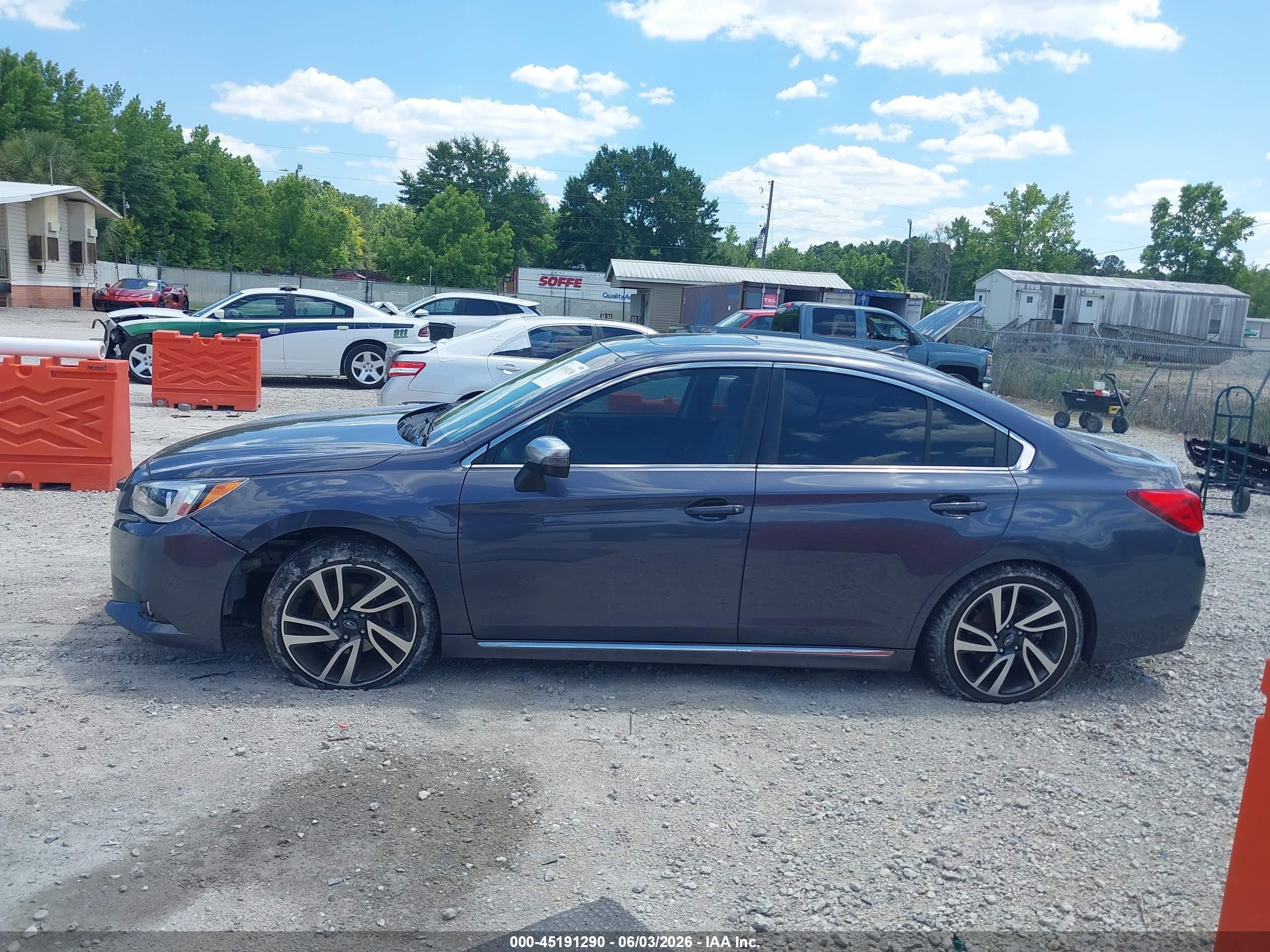 2017 Subaru Legacy 2.5i Sport Blue vin: 4S3BNAR66H3057370