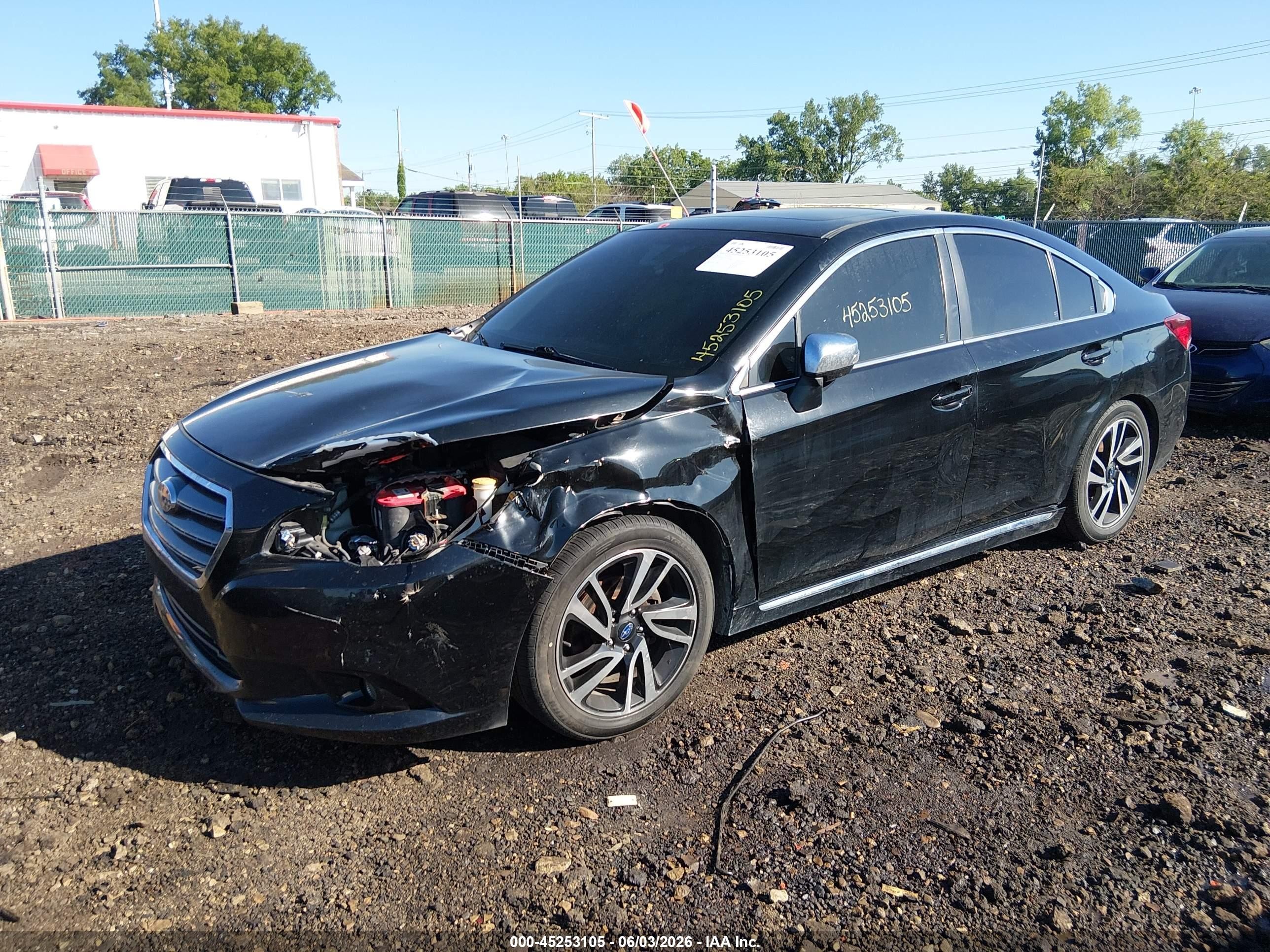 2017 Subaru Legacy 2.5i Sport Black vin: 4S3BNAS65H3022569
