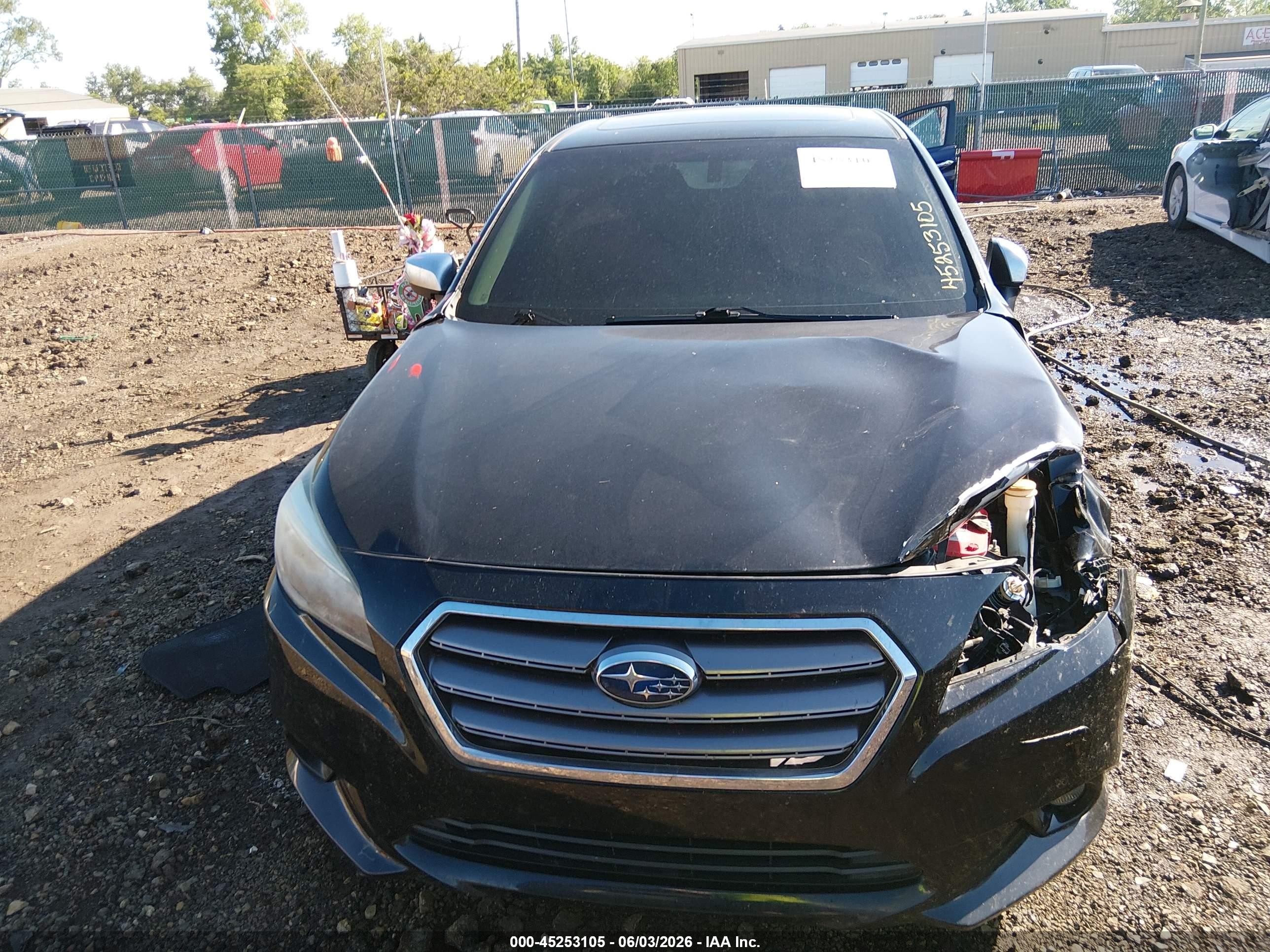 2017 Subaru Legacy 2.5i Sport Black vin: 4S3BNAS65H3022569