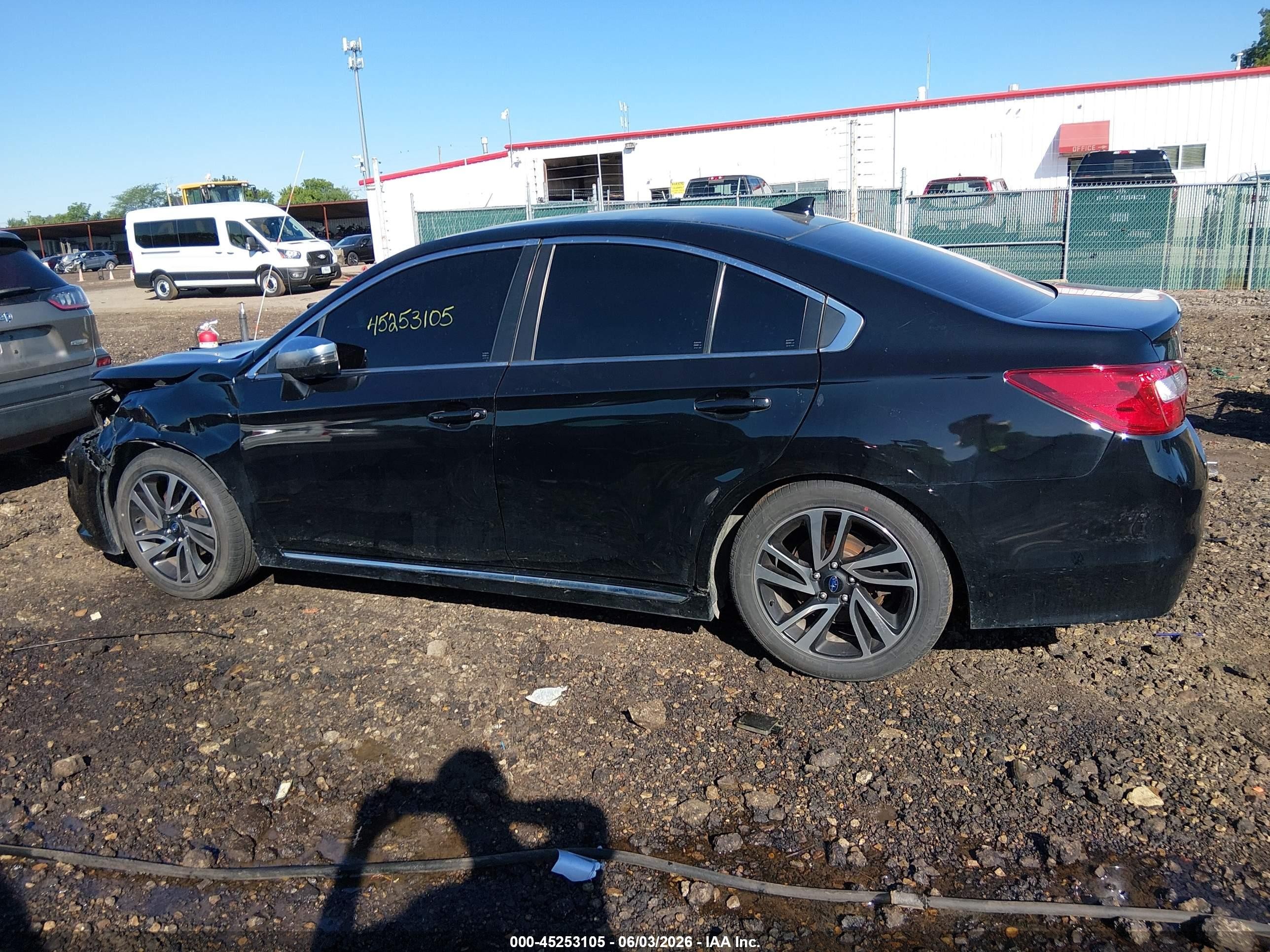 2017 Subaru Legacy 2.5i Sport Black vin: 4S3BNAS65H3022569