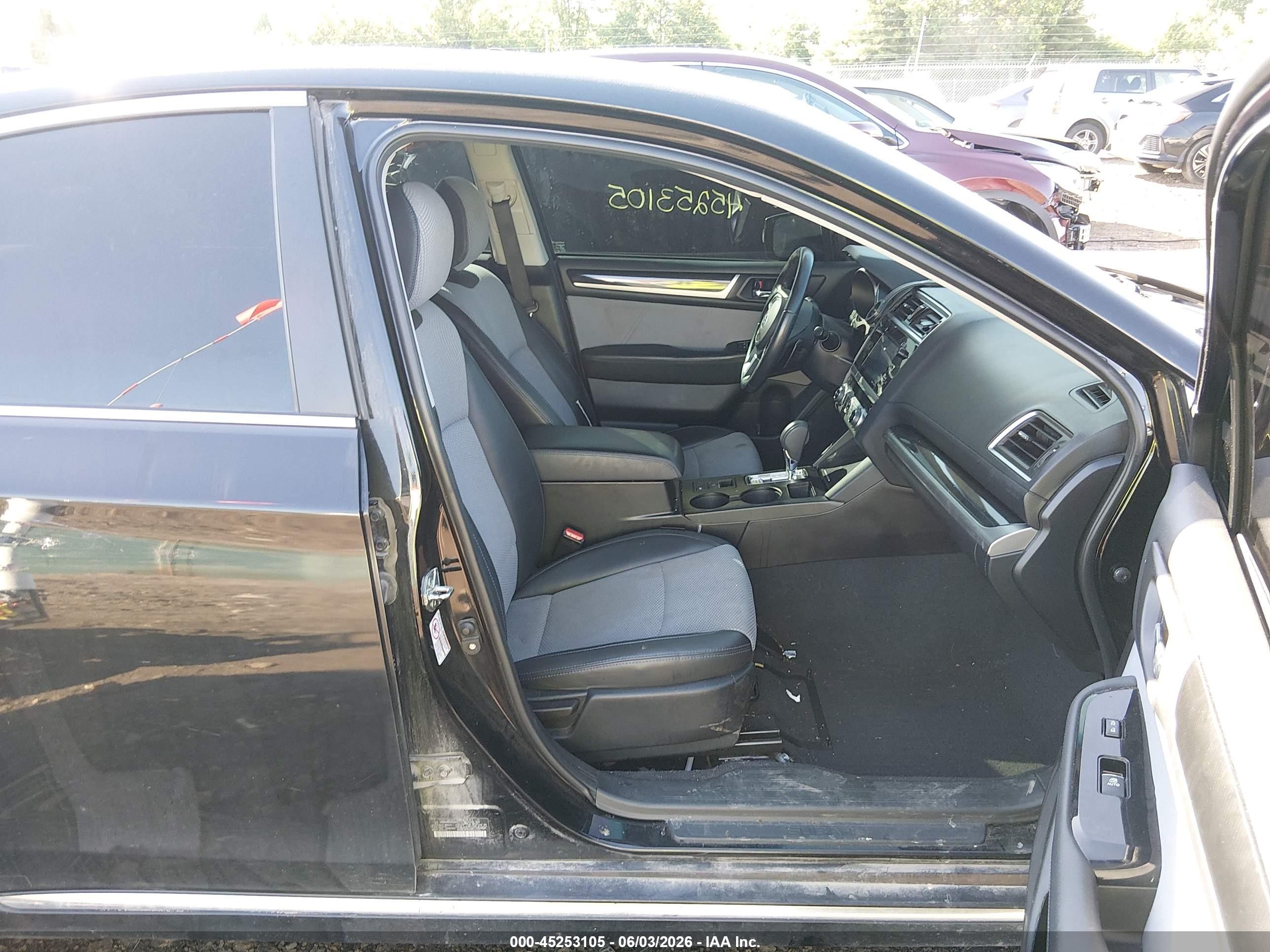 2017 Subaru Legacy 2.5i Sport Black vin: 4S3BNAS65H3022569