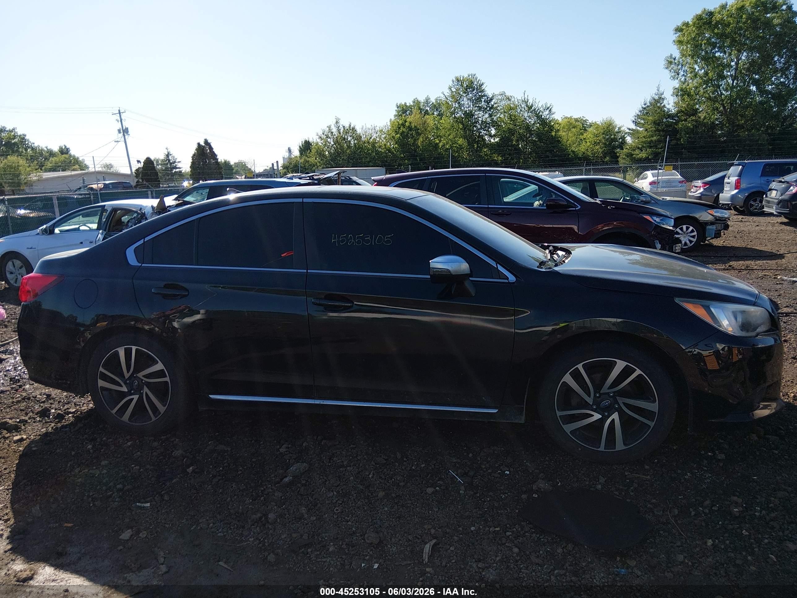 2017 Subaru Legacy 2.5i Sport Black vin: 4S3BNAS65H3022569