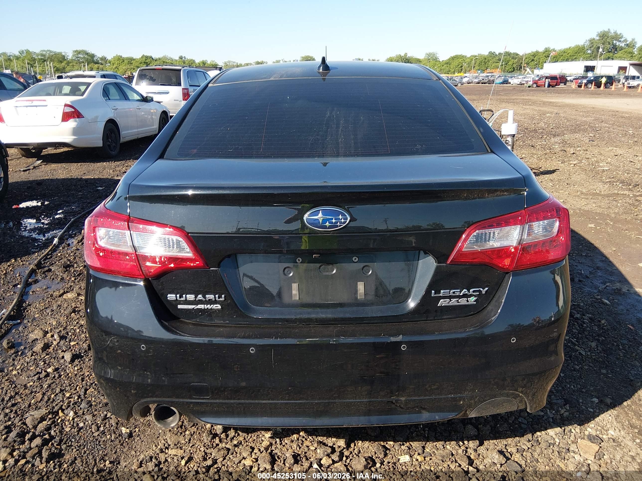 2017 Subaru Legacy 2.5i Sport Black vin: 4S3BNAS65H3022569