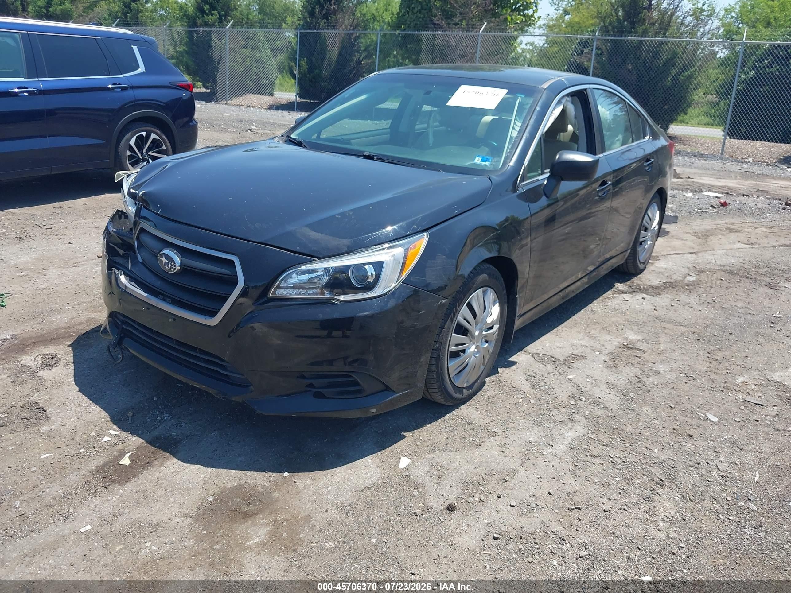 2015 Subaru Legacy 2.5i Black vin: 4S3BNBA61F3012061