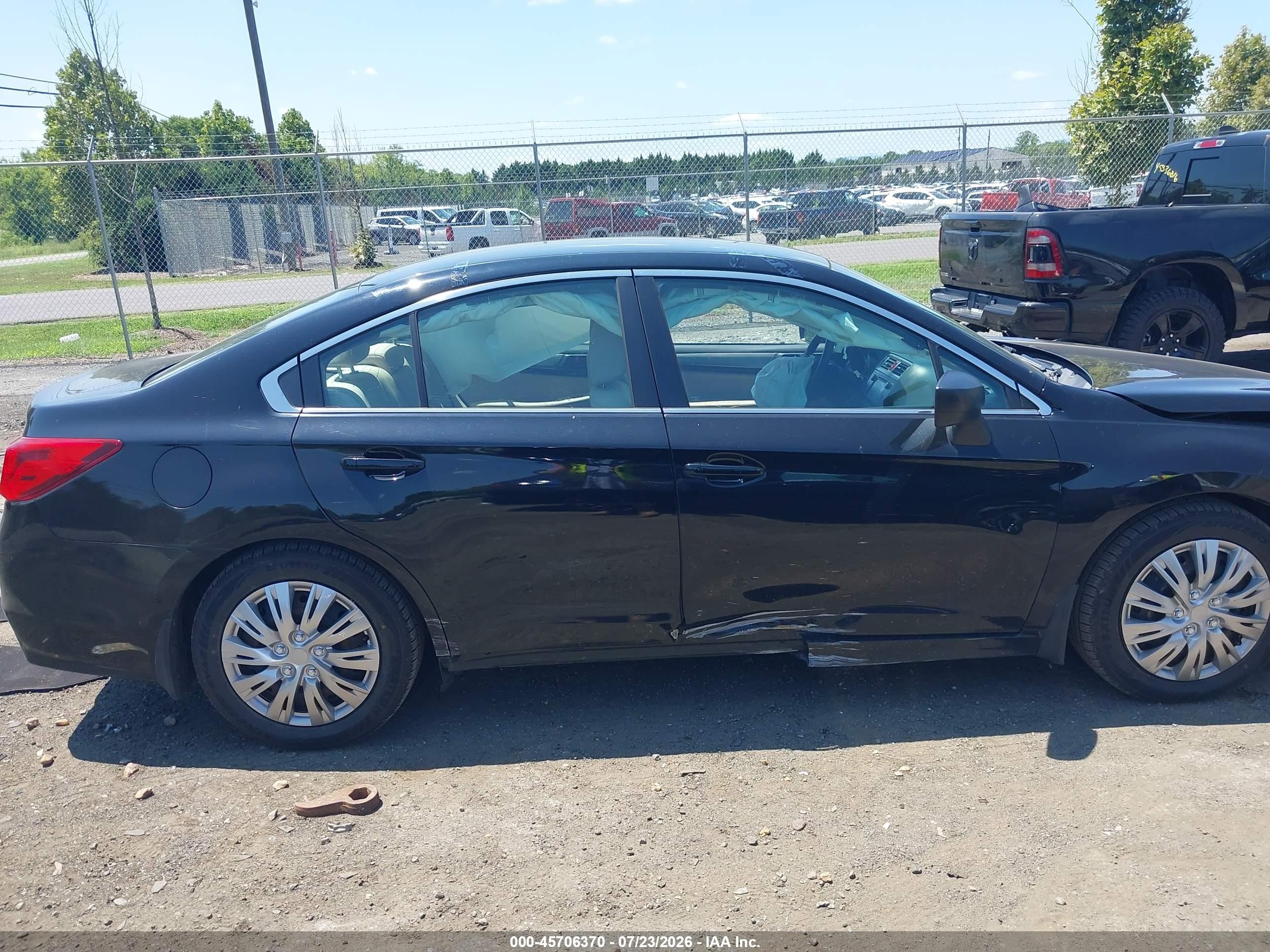 2015 Subaru Legacy 2.5i Black vin: 4S3BNBA61F3012061