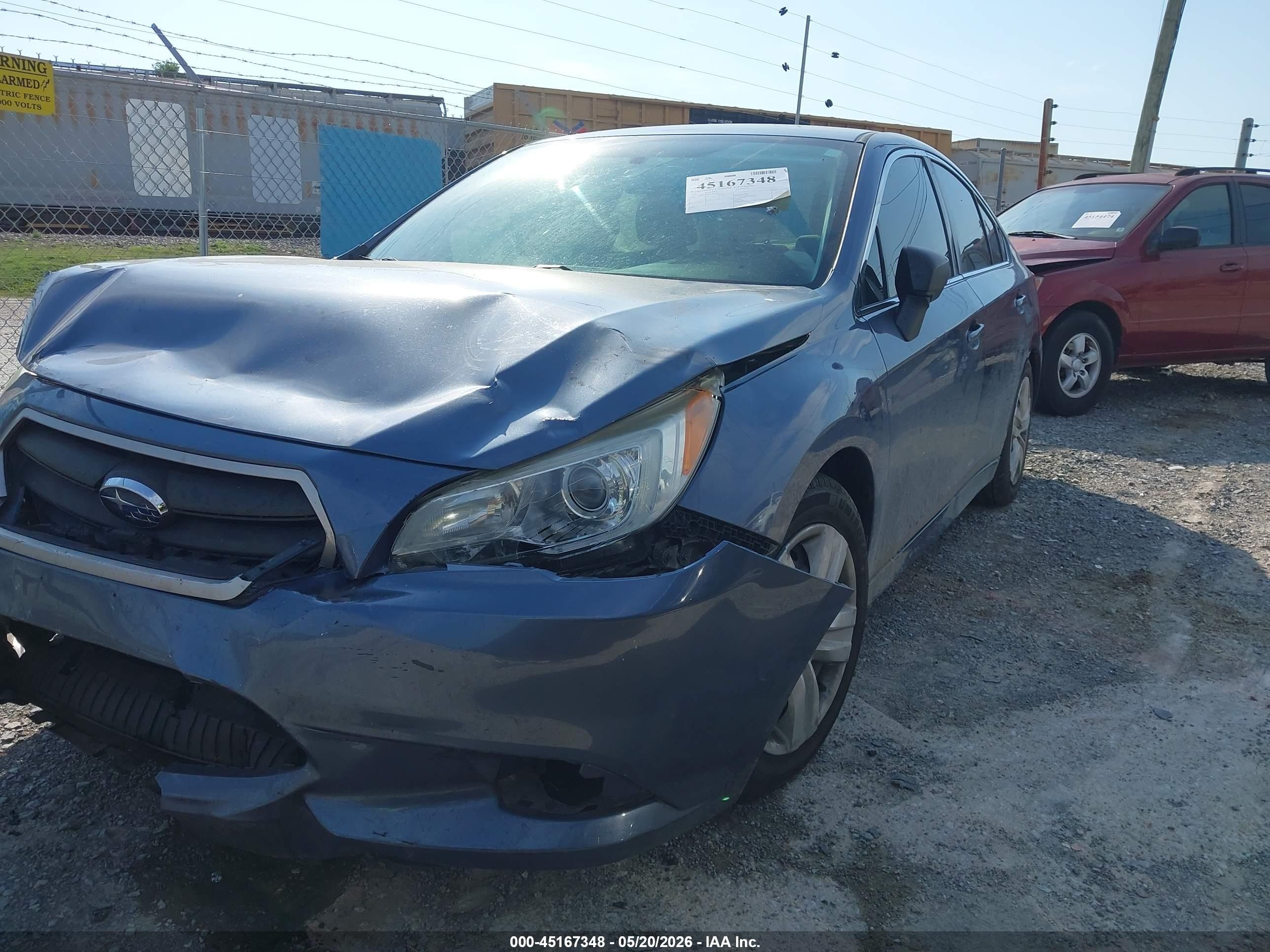 2015 Subaru Legacy 2.5i Blue vin: 4S3BNBA6XF3007909