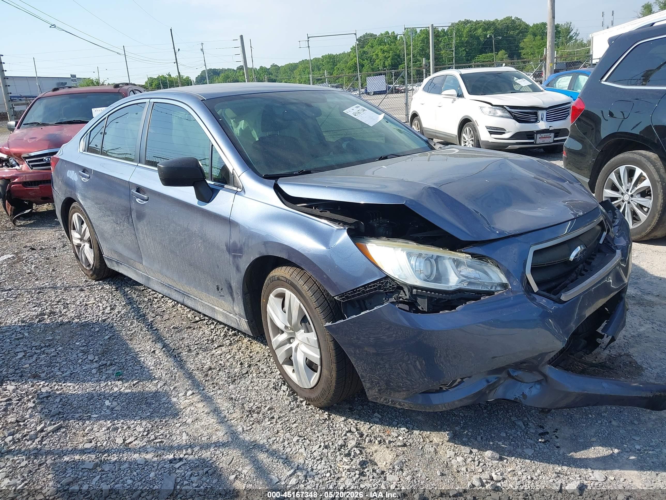 2015 Subaru Legacy 2.5i Blue vin: 4S3BNBA6XF3007909