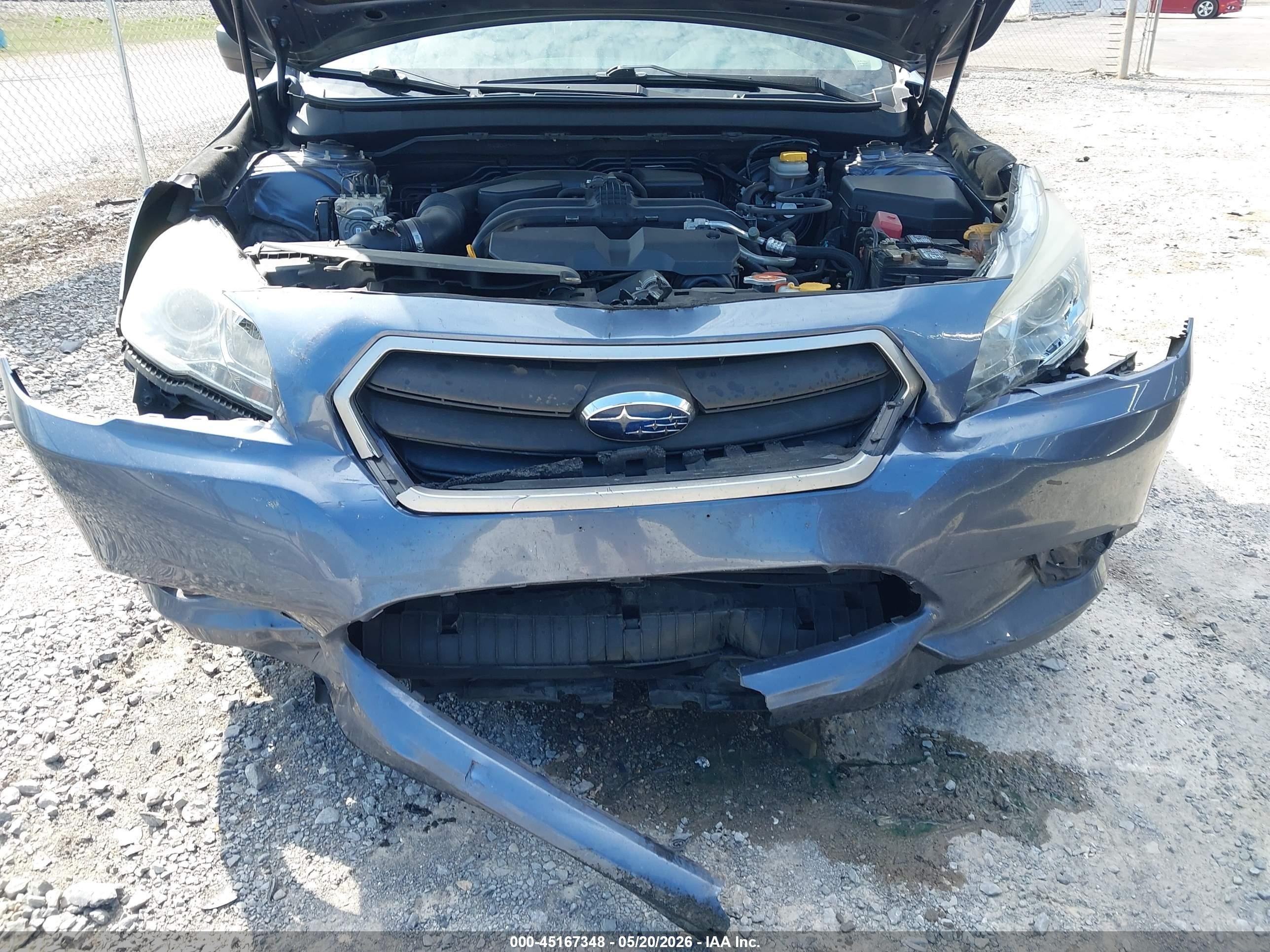 2015 Subaru Legacy 2.5i Blue vin: 4S3BNBA6XF3007909