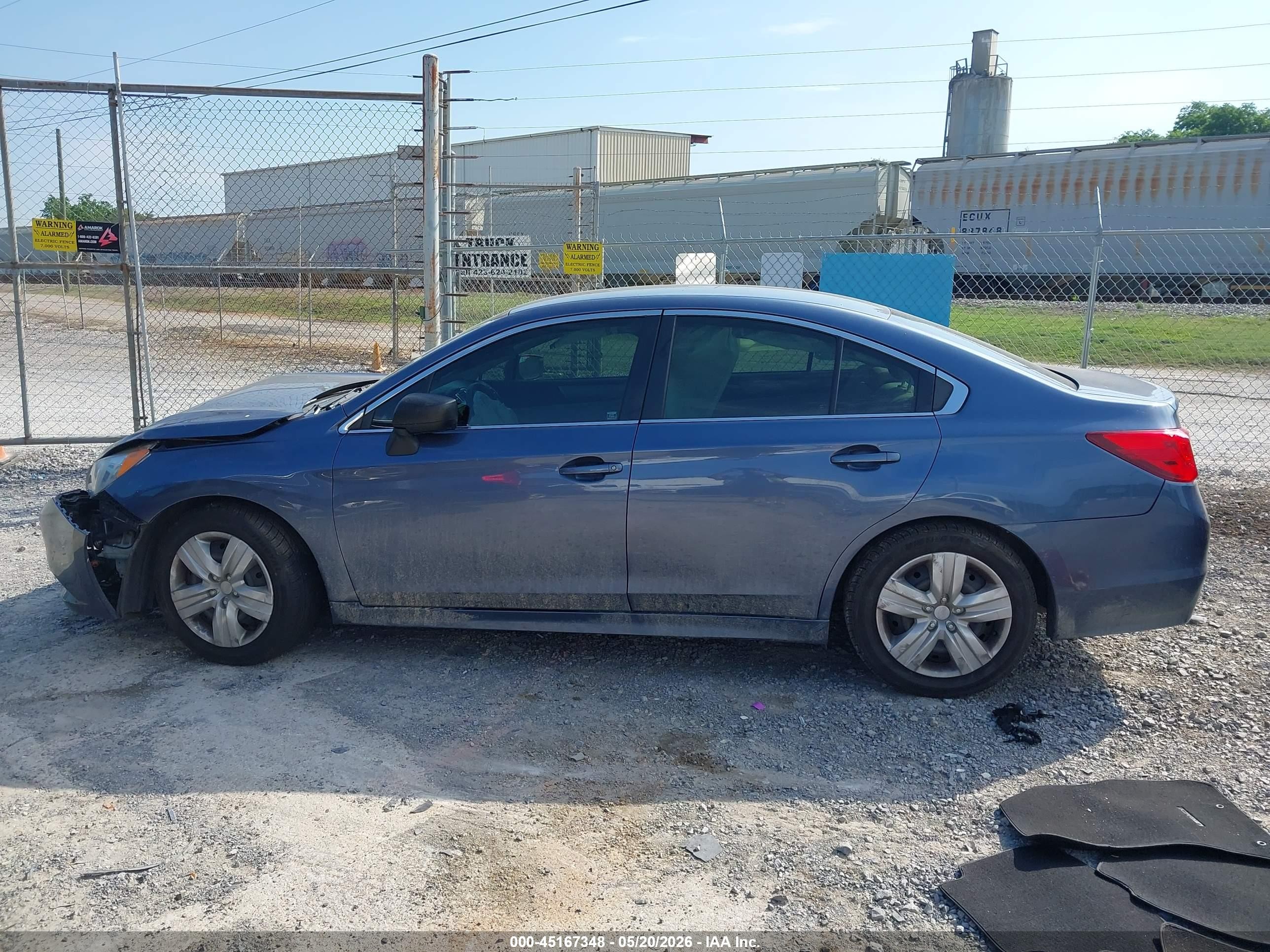 2015 Subaru Legacy 2.5i Blue vin: 4S3BNBA6XF3007909