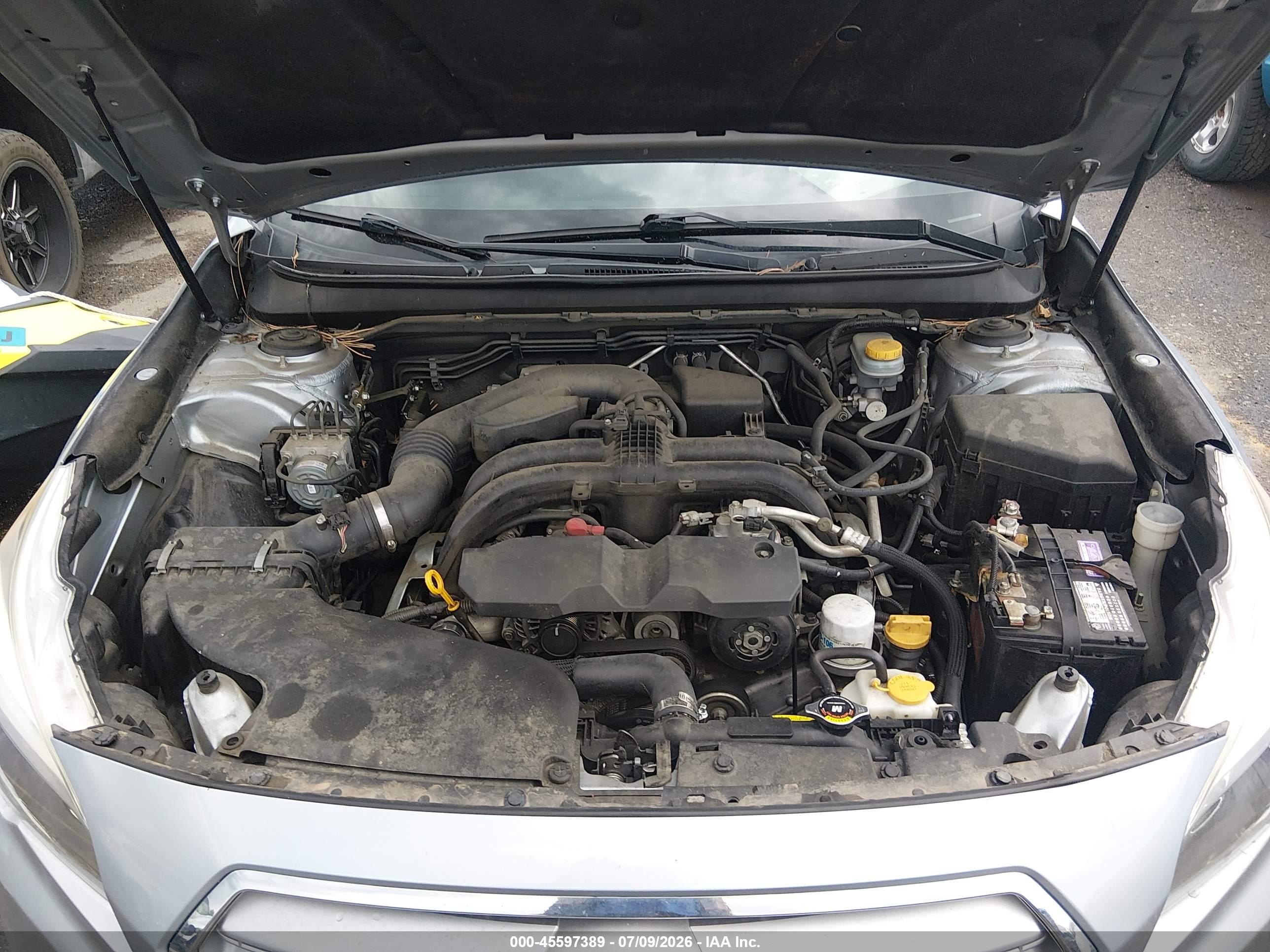 2015 Subaru Legacy 2.5i Premium Gray vin: 4S3BNBC60F3023324