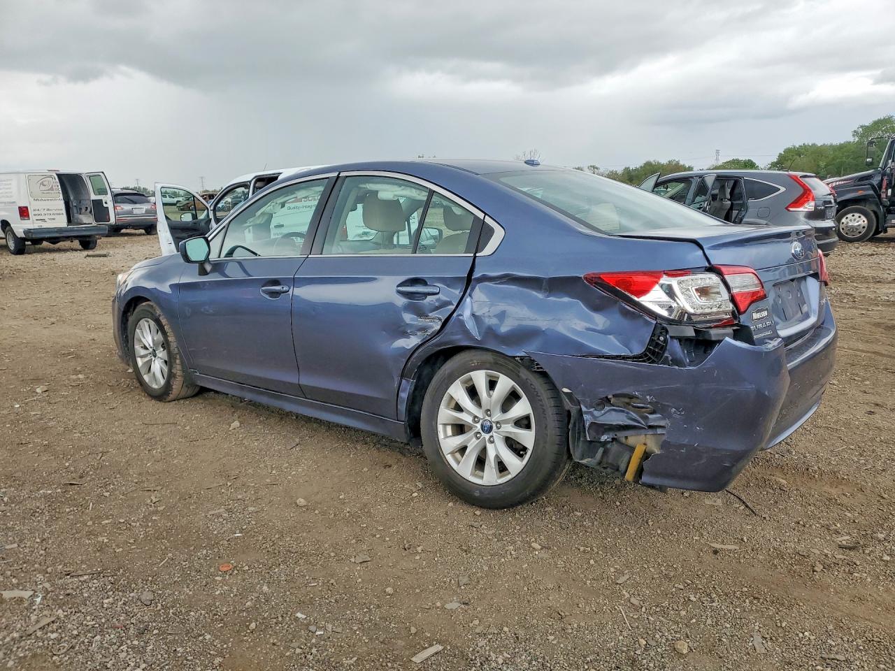 2015 Subaru Legacy 2.5i Premium Blue vin: 4S3BNBC61F3004930