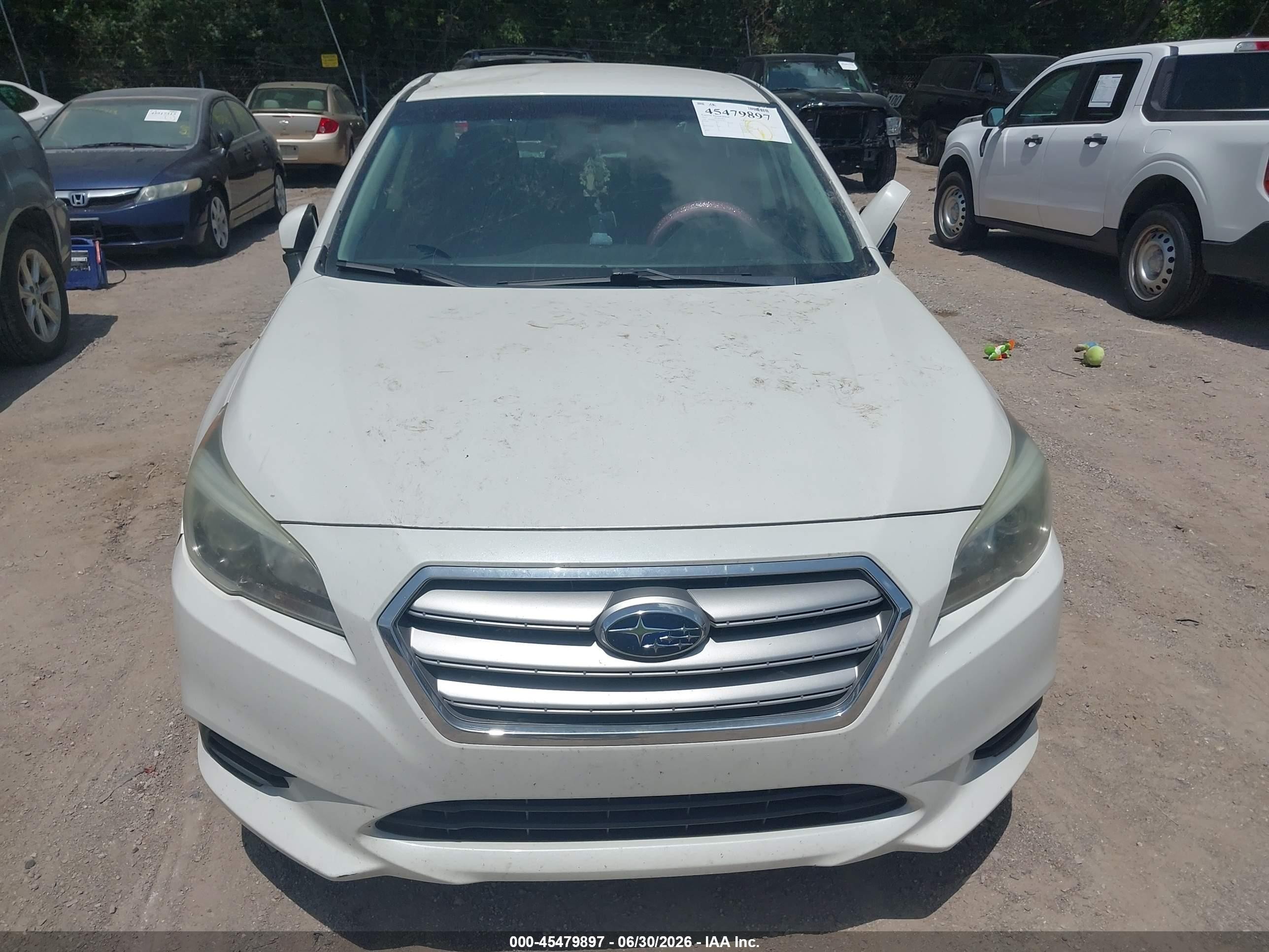 2015 Subaru Legacy 2.5i Premium White vin: 4S3BNBC61F3011814
