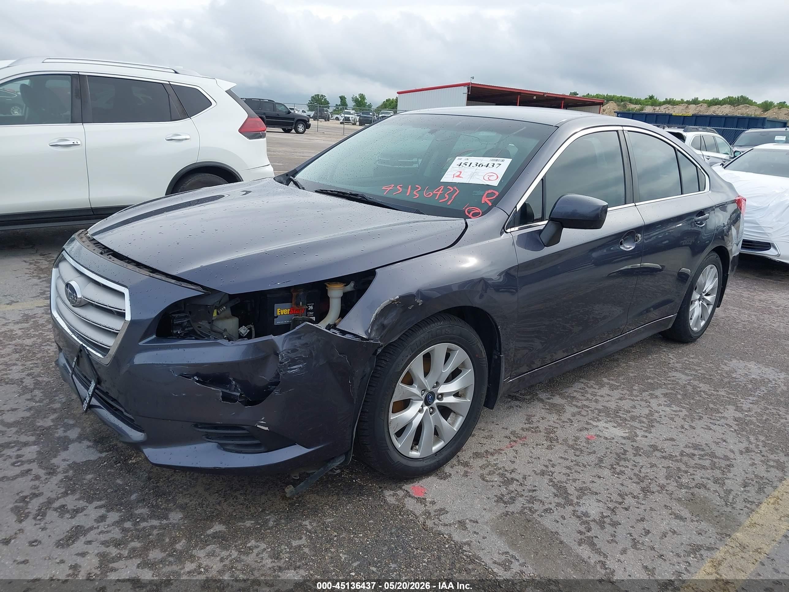 2015 Subaru Legacy 2.5i Premium Gray vin: 4S3BNBC61F3045378