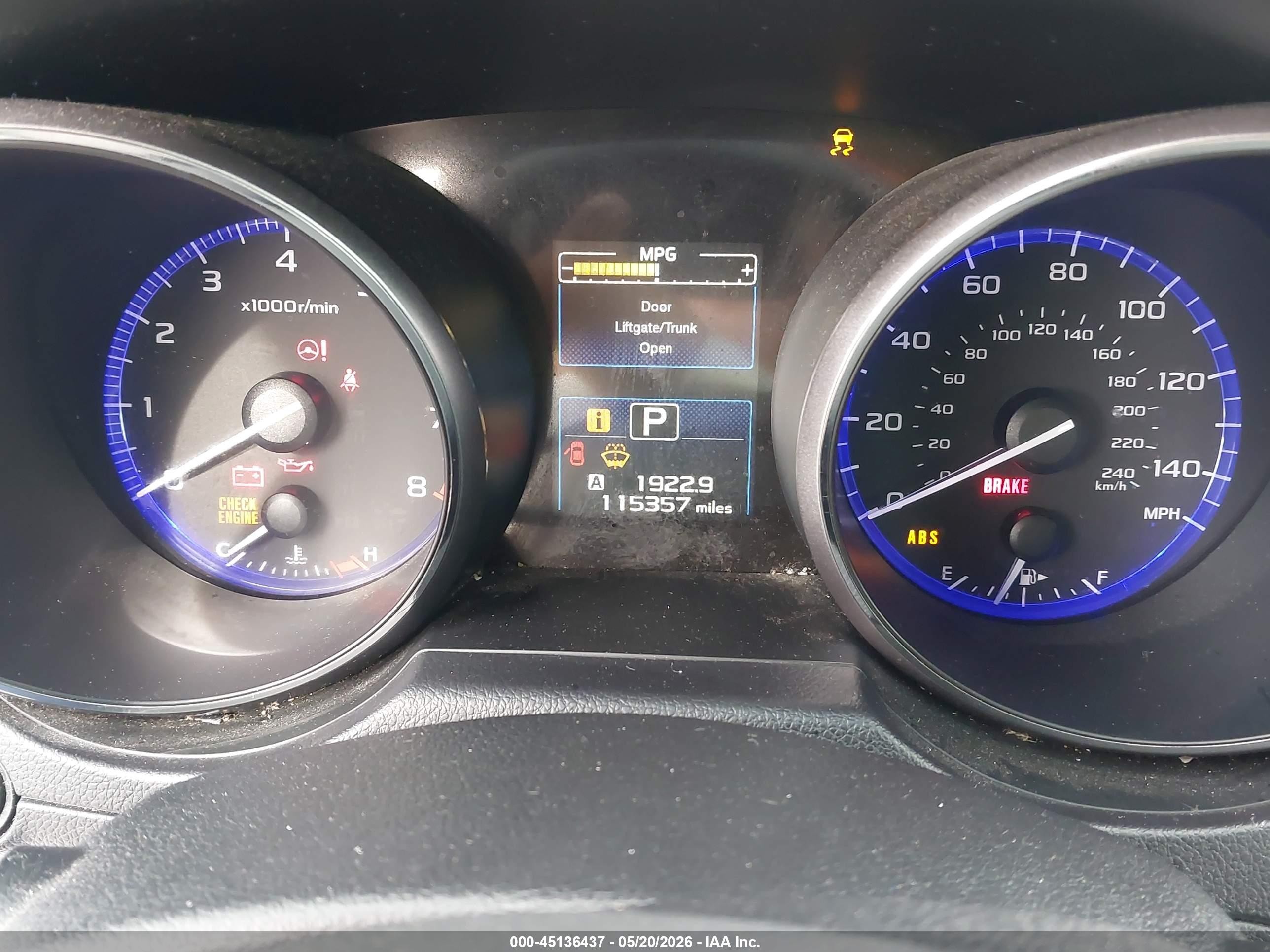 2015 Subaru Legacy 2.5i Premium Gray vin: 4S3BNBC61F3045378
