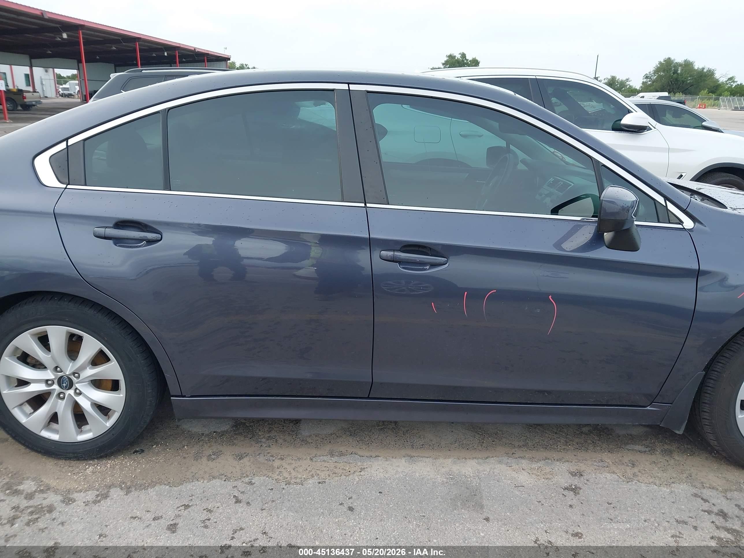 2015 Subaru Legacy 2.5i Premium Gray vin: 4S3BNBC61F3045378