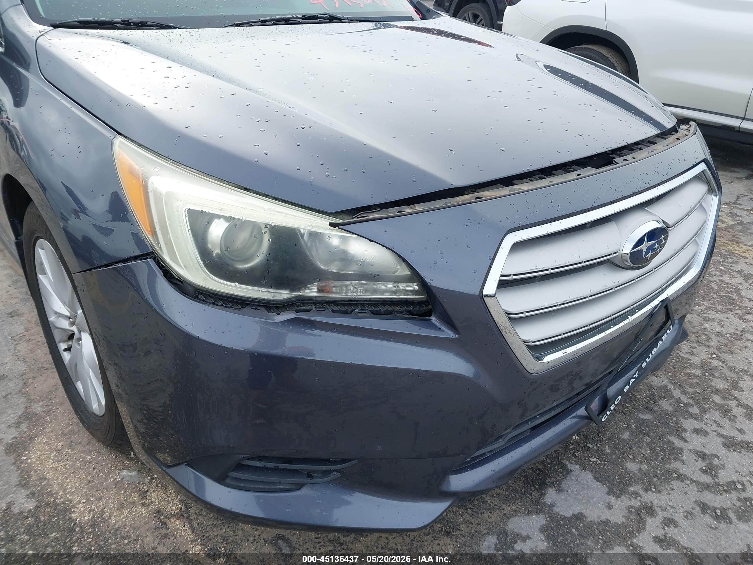 2015 Subaru Legacy 2.5i Premium Gray vin: 4S3BNBC61F3045378