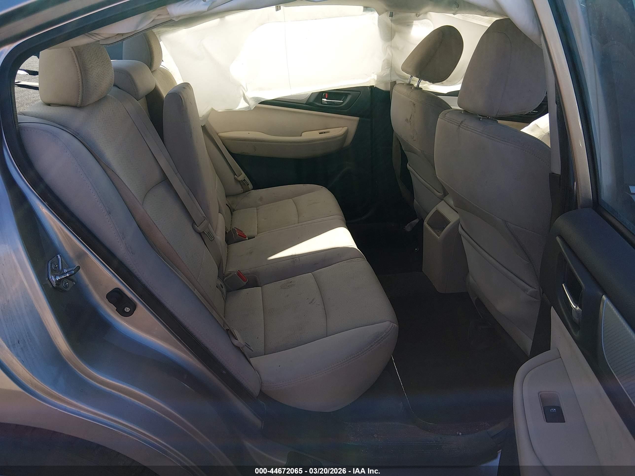 2015 Subaru Legacy 2.5i Premium Pewter vin: 4S3BNBC63F3072727
