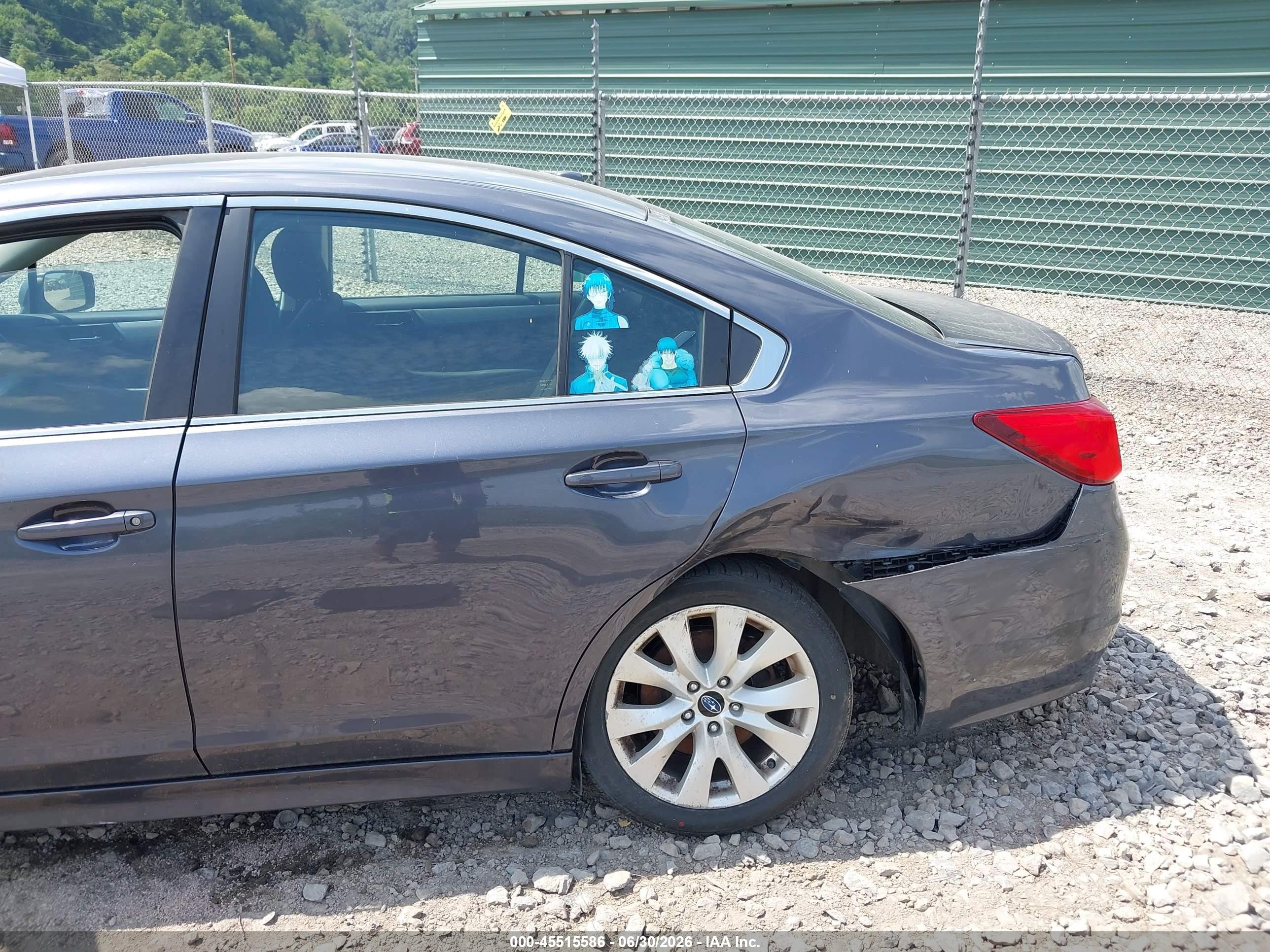 2015 Subaru Legacy 2.5i Premium Blue vin: 4S3BNBC64F3074082