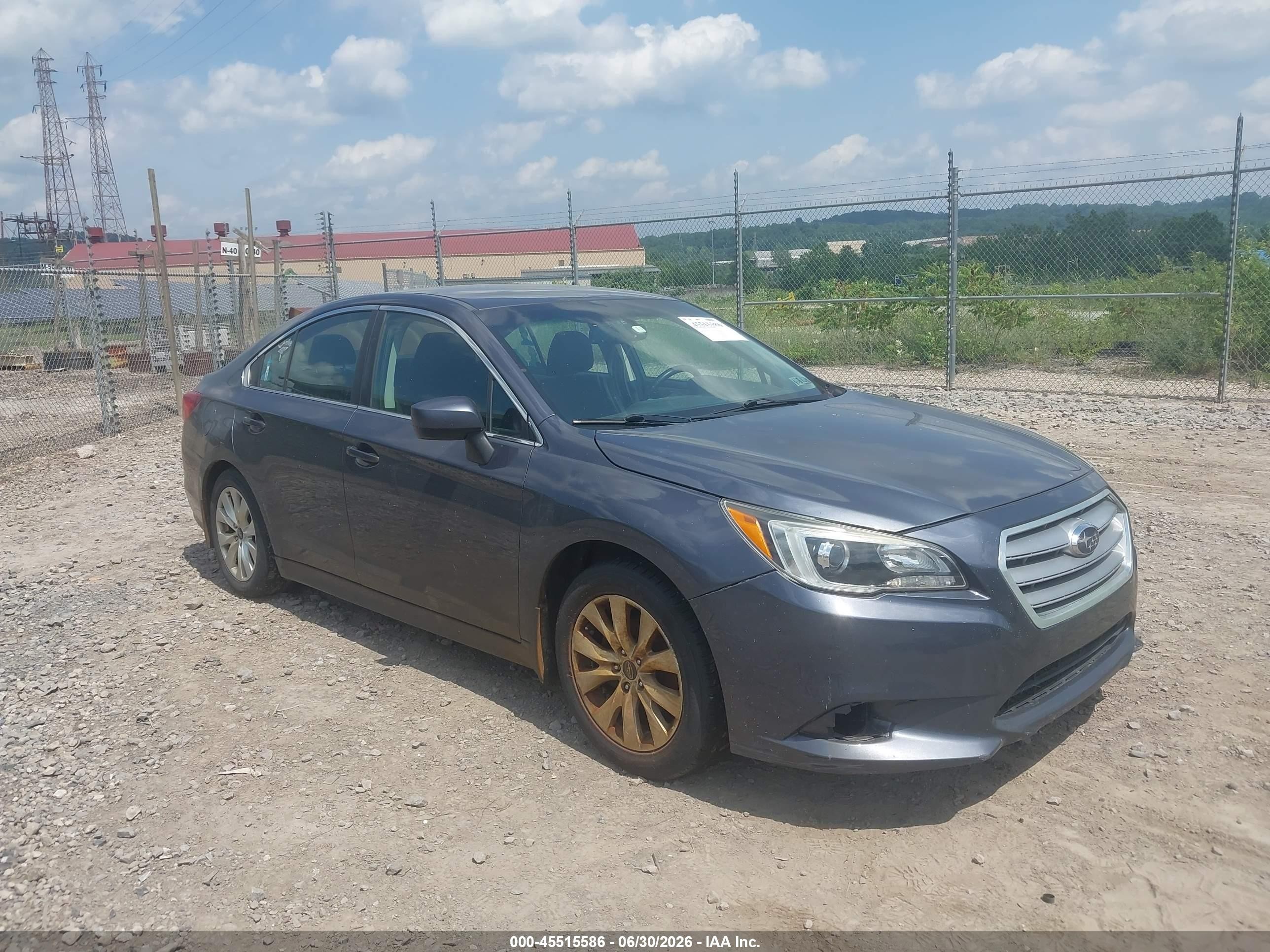 2015 Subaru Legacy 2.5i Premium Blue vin: 4S3BNBC64F3074082