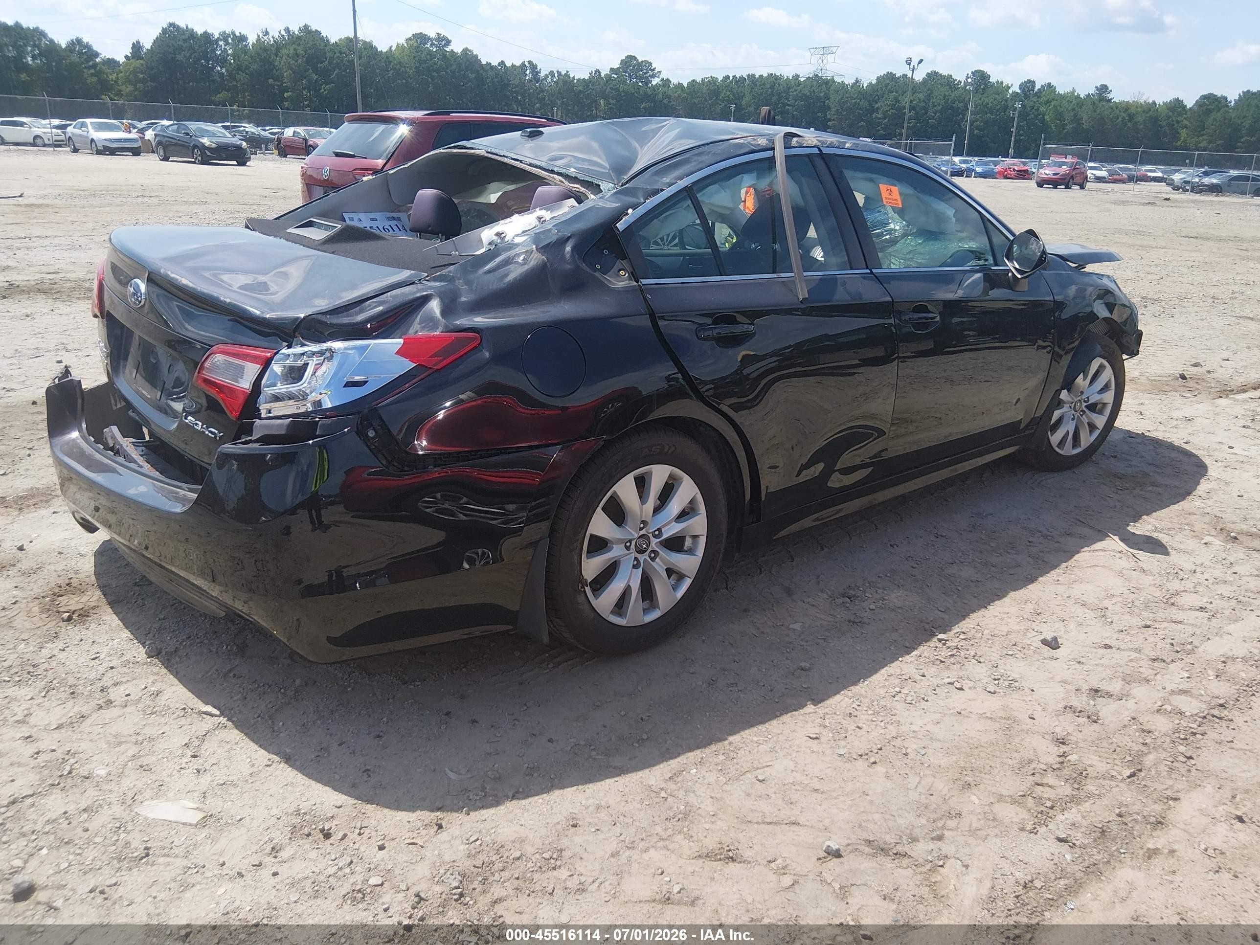 2015 Subaru Legacy 2.5i Premium Black vin: 4S3BNBC65F3019737