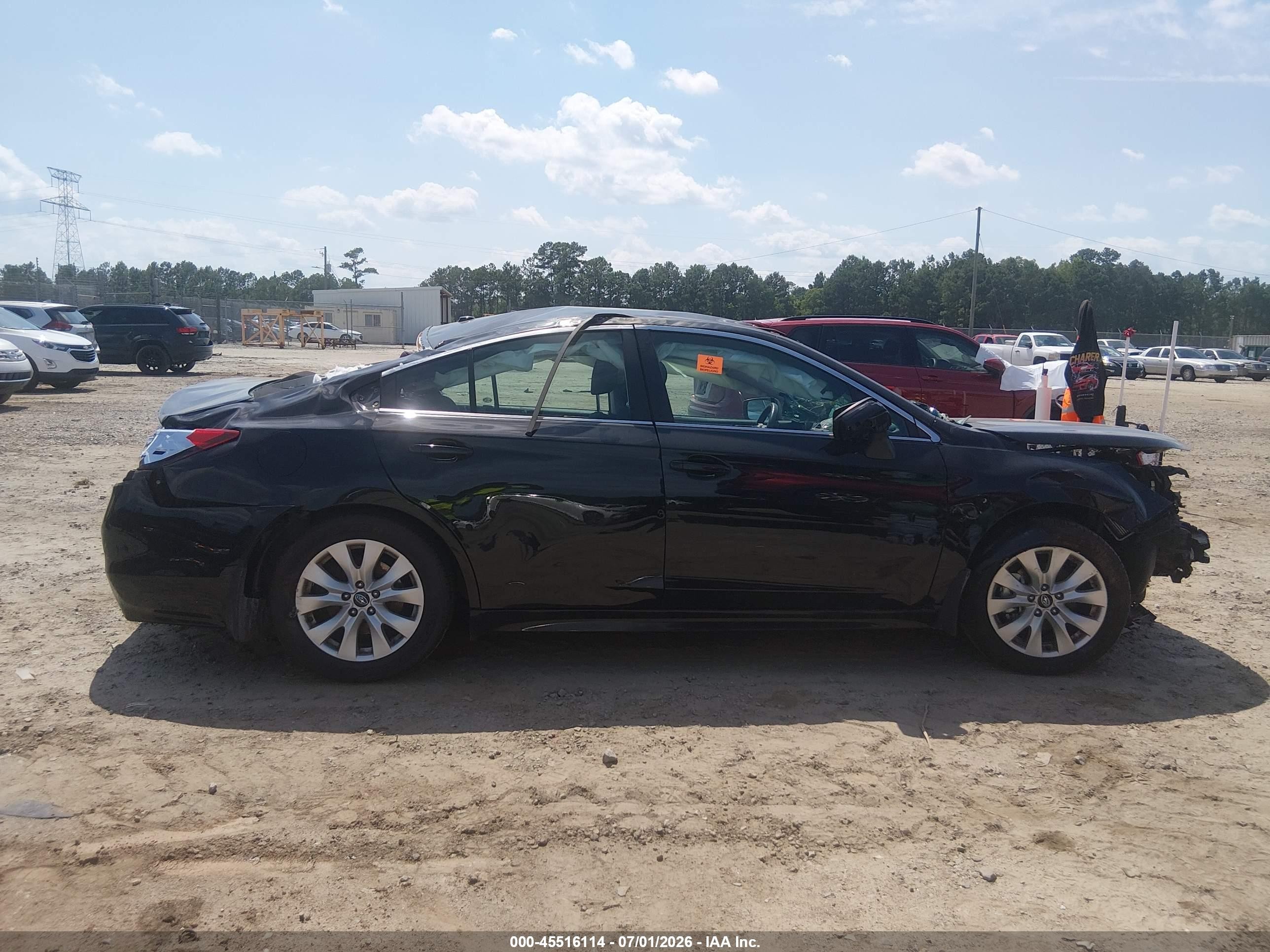 2015 Subaru Legacy 2.5i Premium Black vin: 4S3BNBC65F3019737