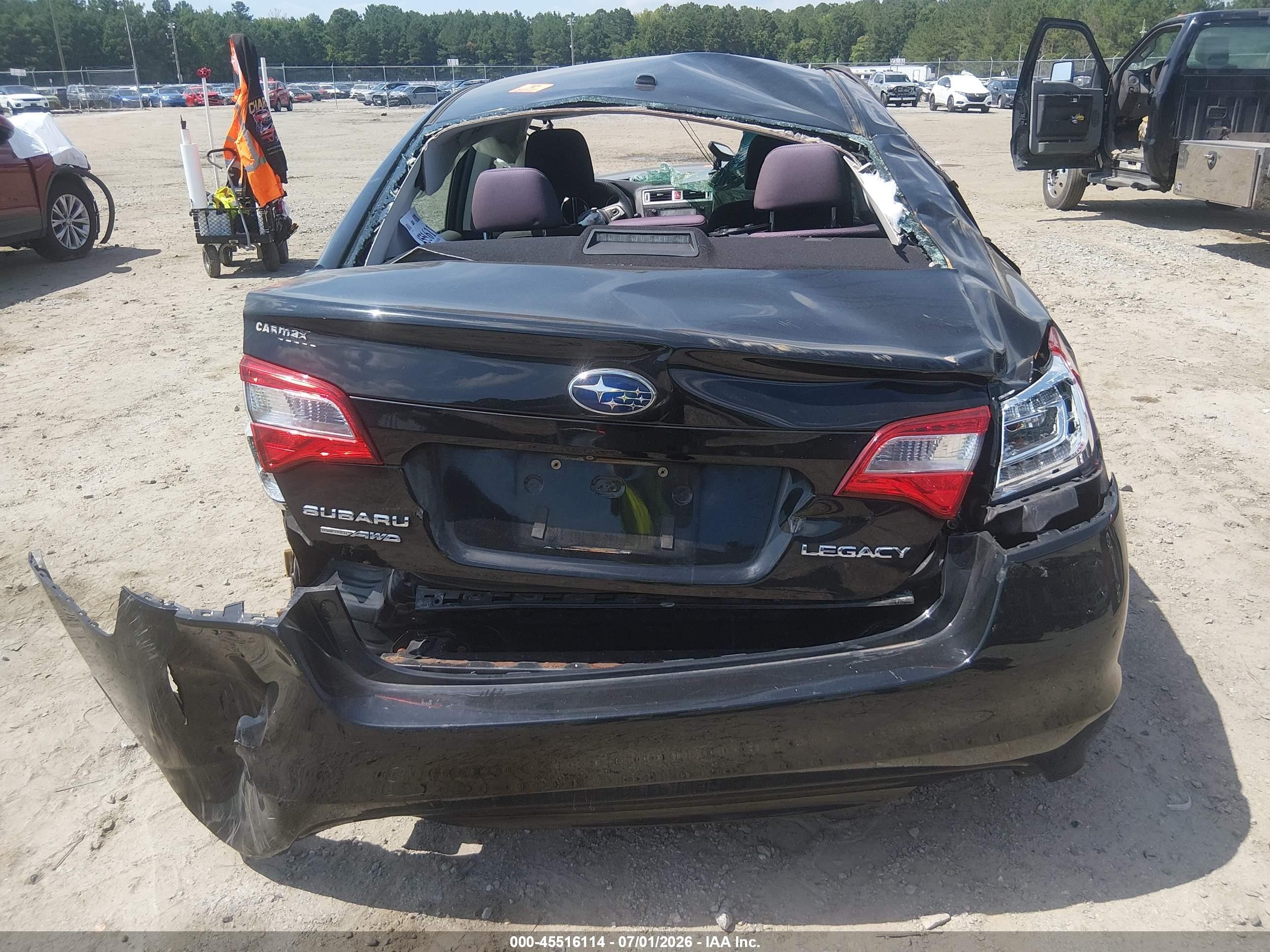 2015 Subaru Legacy 2.5i Premium Black vin: 4S3BNBC65F3019737