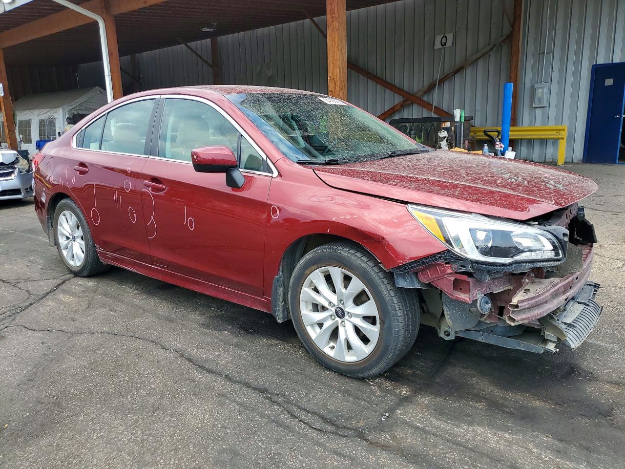2015 Subaru Legacy 2.5i Premium Maroon vin: 4S3BNBC65F3058019