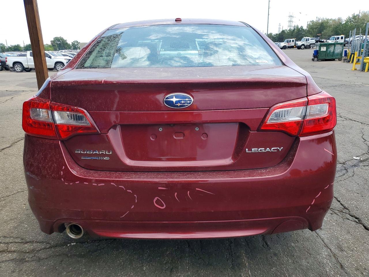 2015 Subaru Legacy 2.5i Premium Maroon vin: 4S3BNBC65F3058019