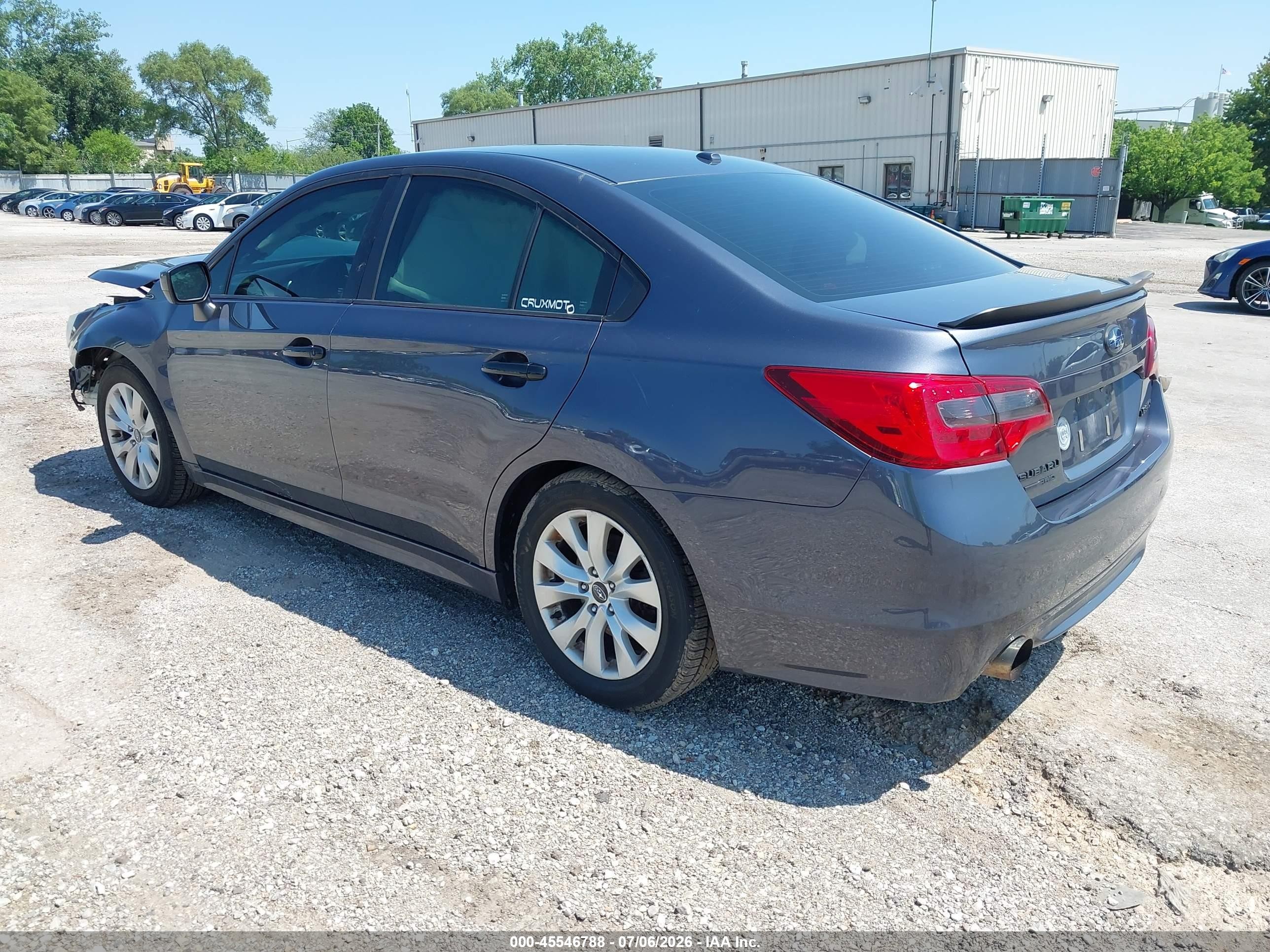 2015 Subaru Legacy 2.5i Premium Черный vin: 4S3BNBC66F3030374