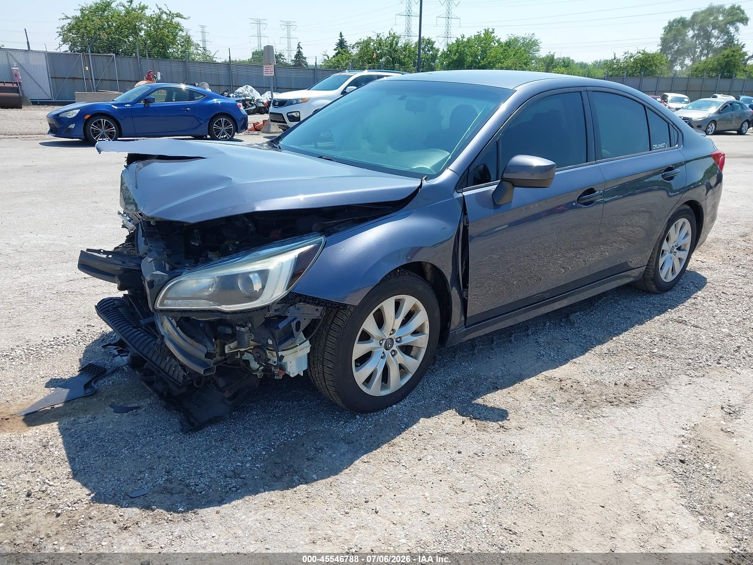 2015 Subaru Legacy 2.5i Premium Черный vin: 4S3BNBC66F3030374