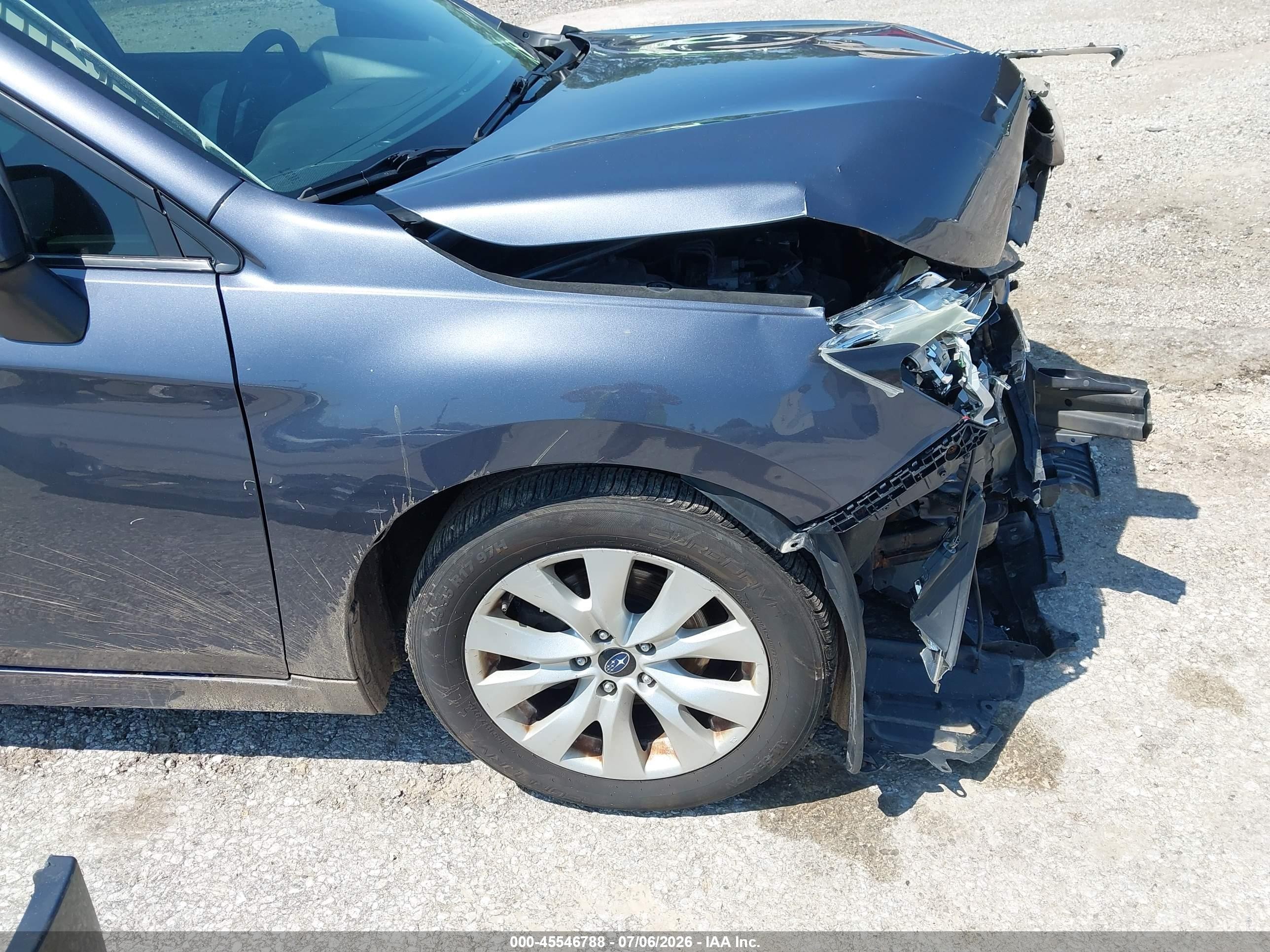 2015 Subaru Legacy 2.5i Premium Черный vin: 4S3BNBC66F3030374