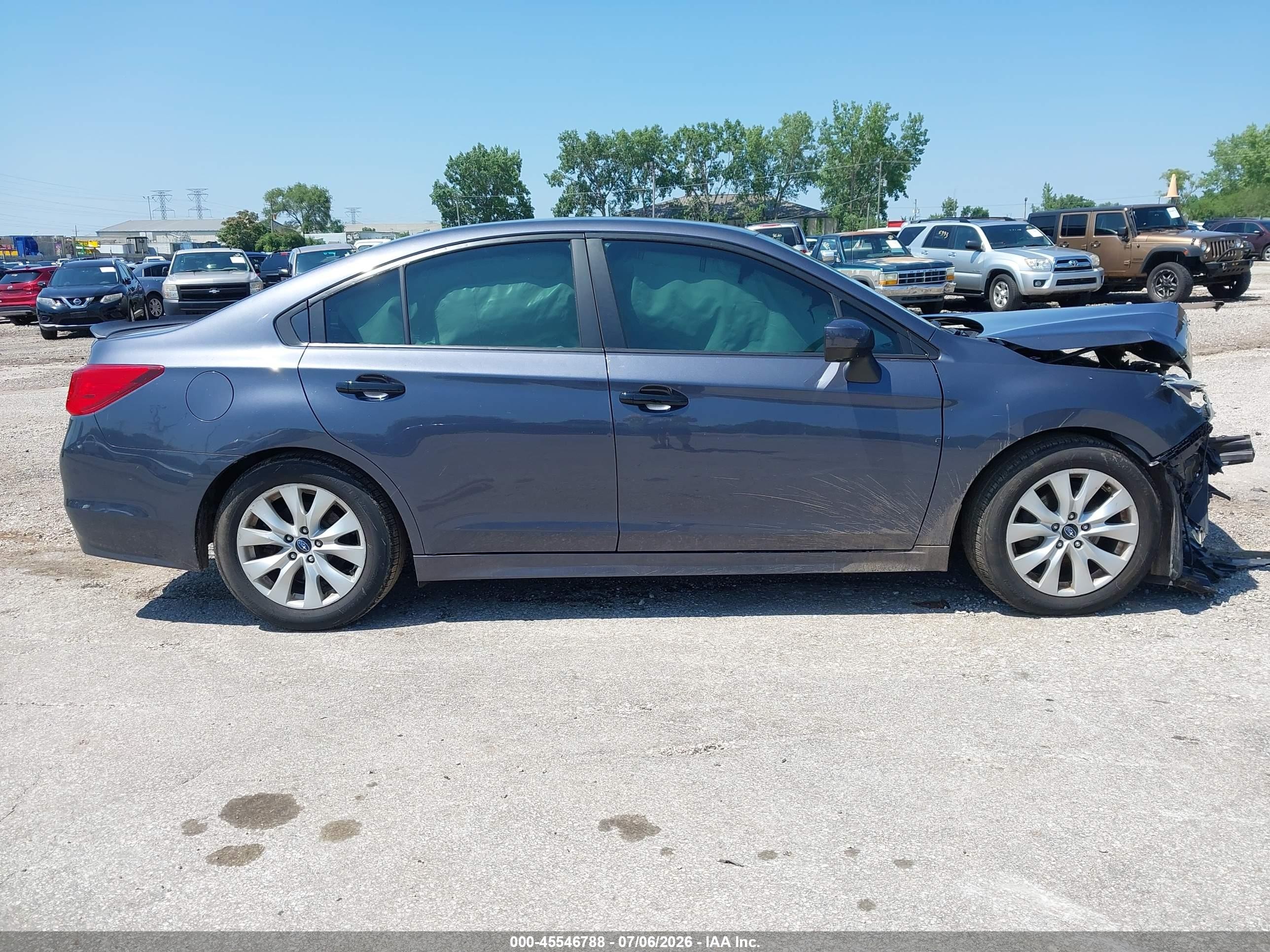 2015 Subaru Legacy 2.5i Premium Черный vin: 4S3BNBC66F3030374