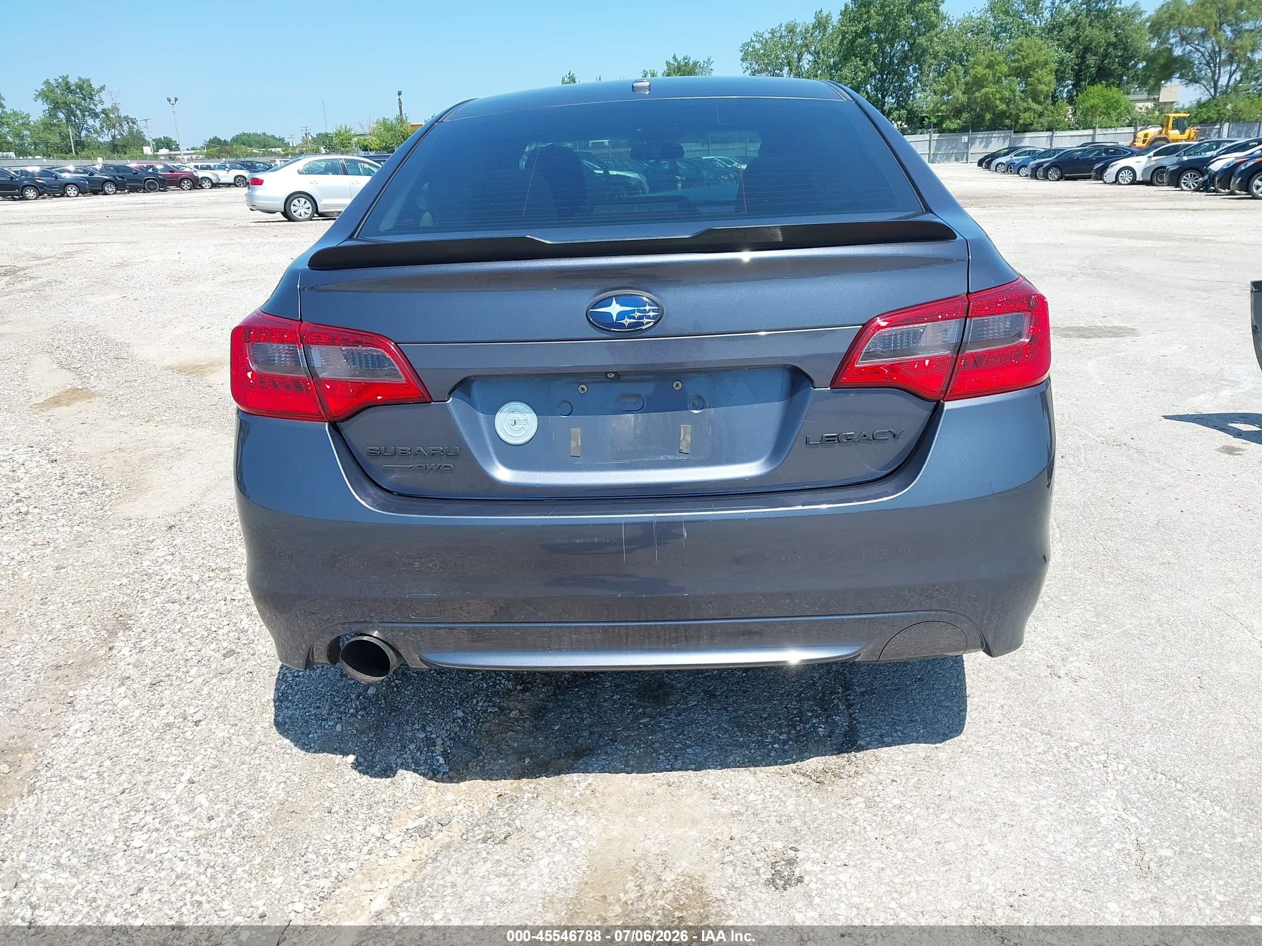 2015 Subaru Legacy 2.5i Premium Черный vin: 4S3BNBC66F3030374