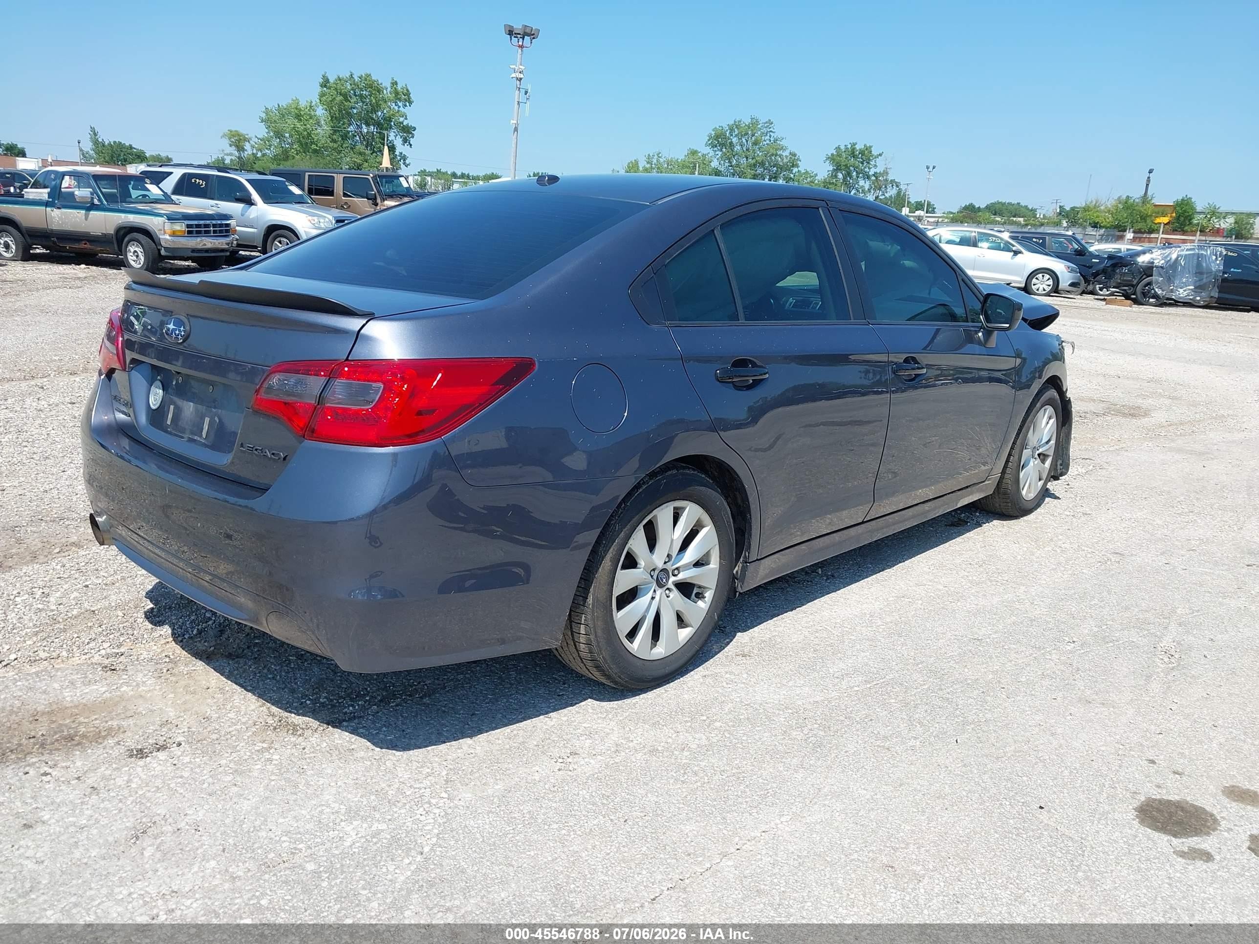 2015 Subaru Legacy 2.5i Premium Черный vin: 4S3BNBC66F3030374